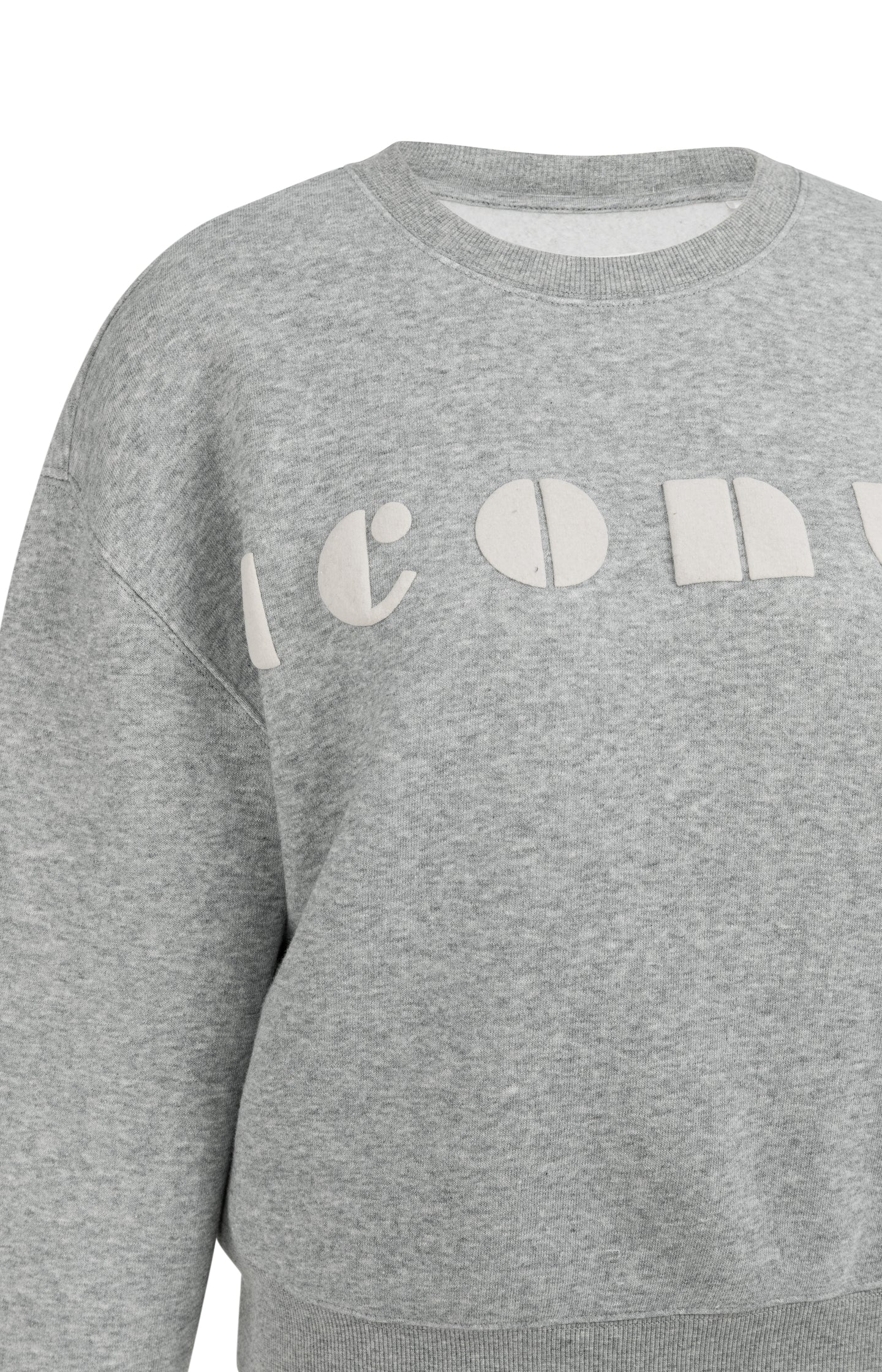 Soft sweater with chest artwork 'iconic' - Image 9
