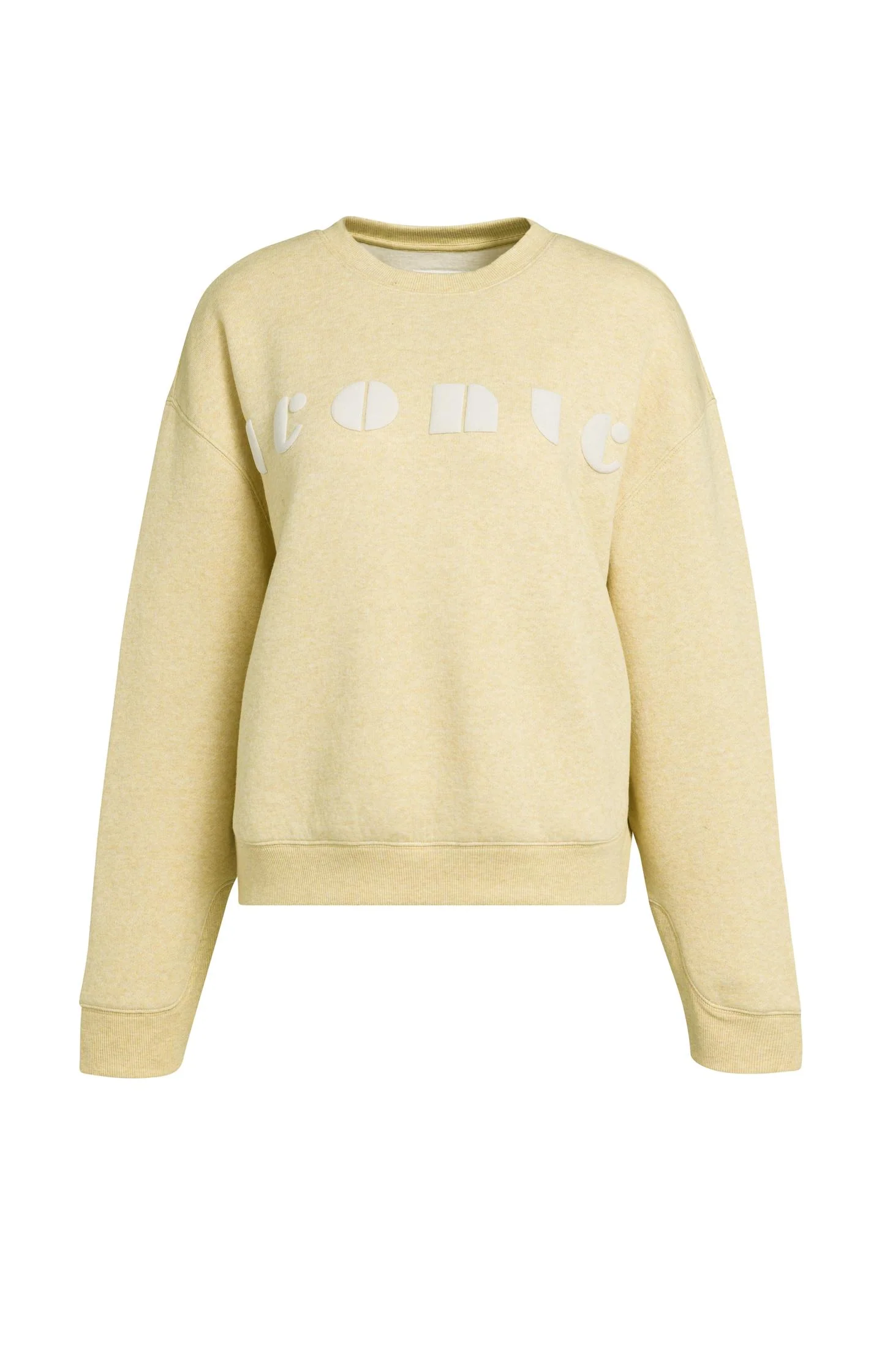 Soft sweater with chest artwork 'iconic'