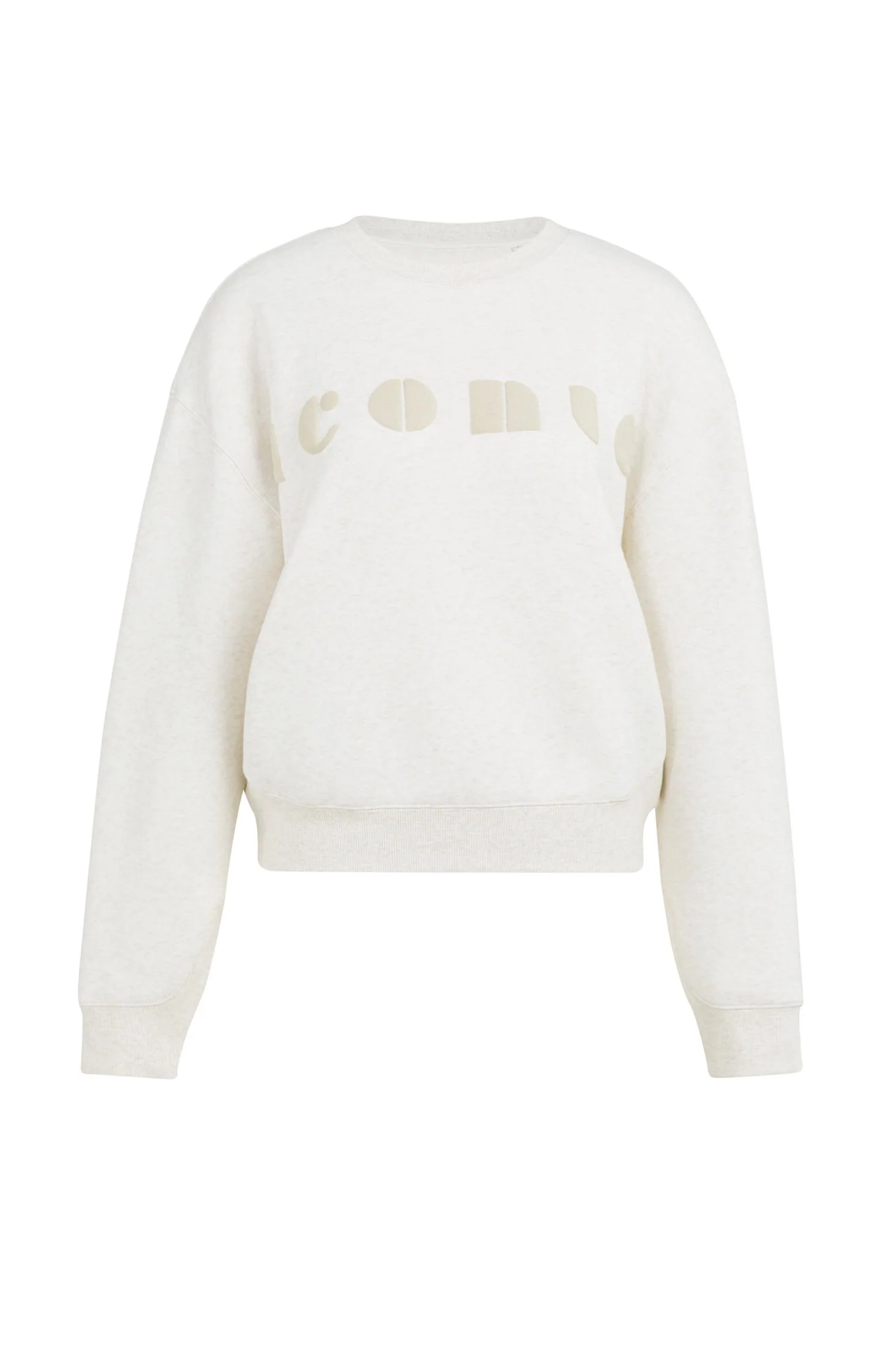 Soft sweater with chest artwork 'iconic' - Image 2