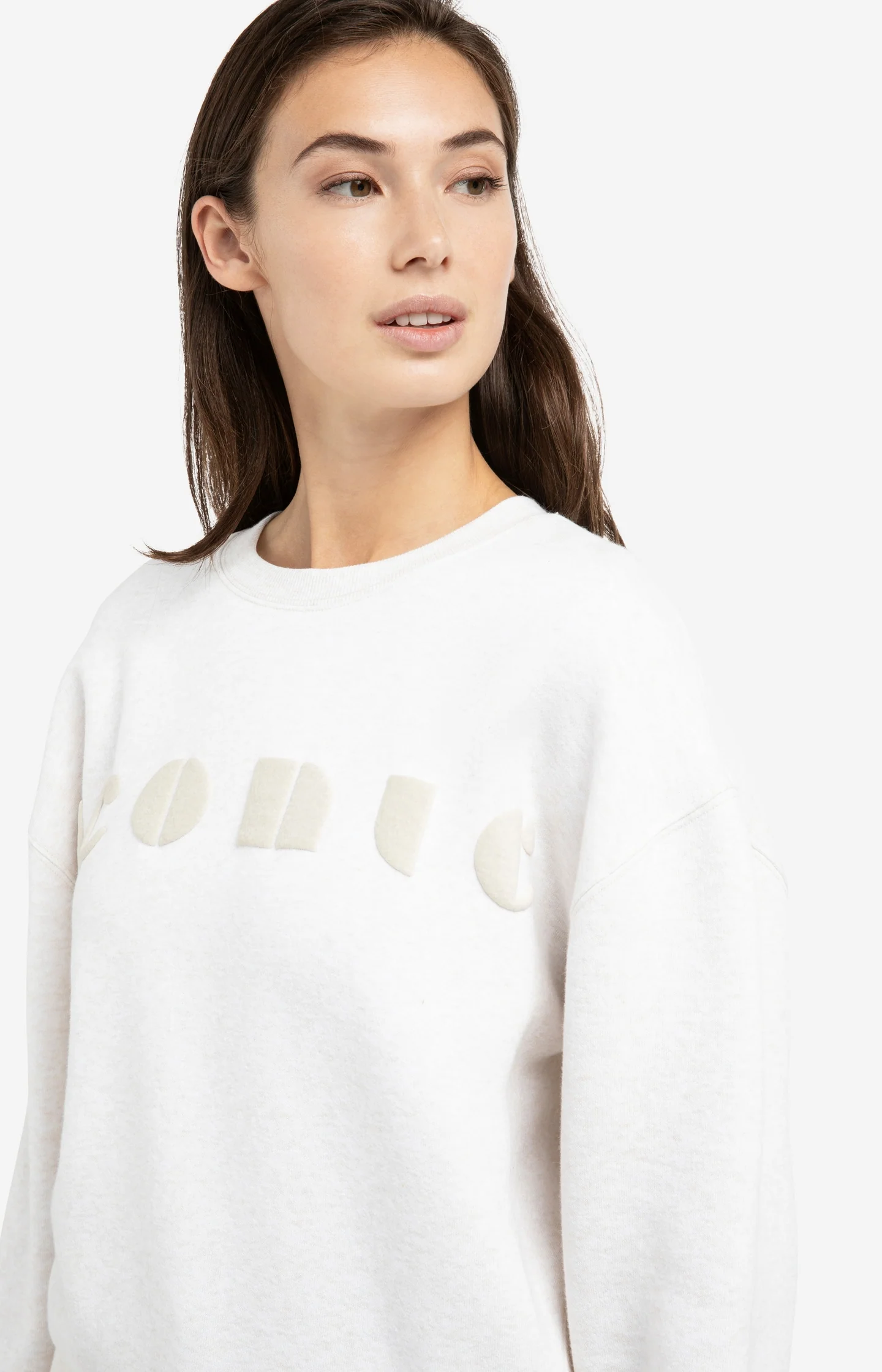 Soft sweater with chest artwork 'iconic' - Image 5