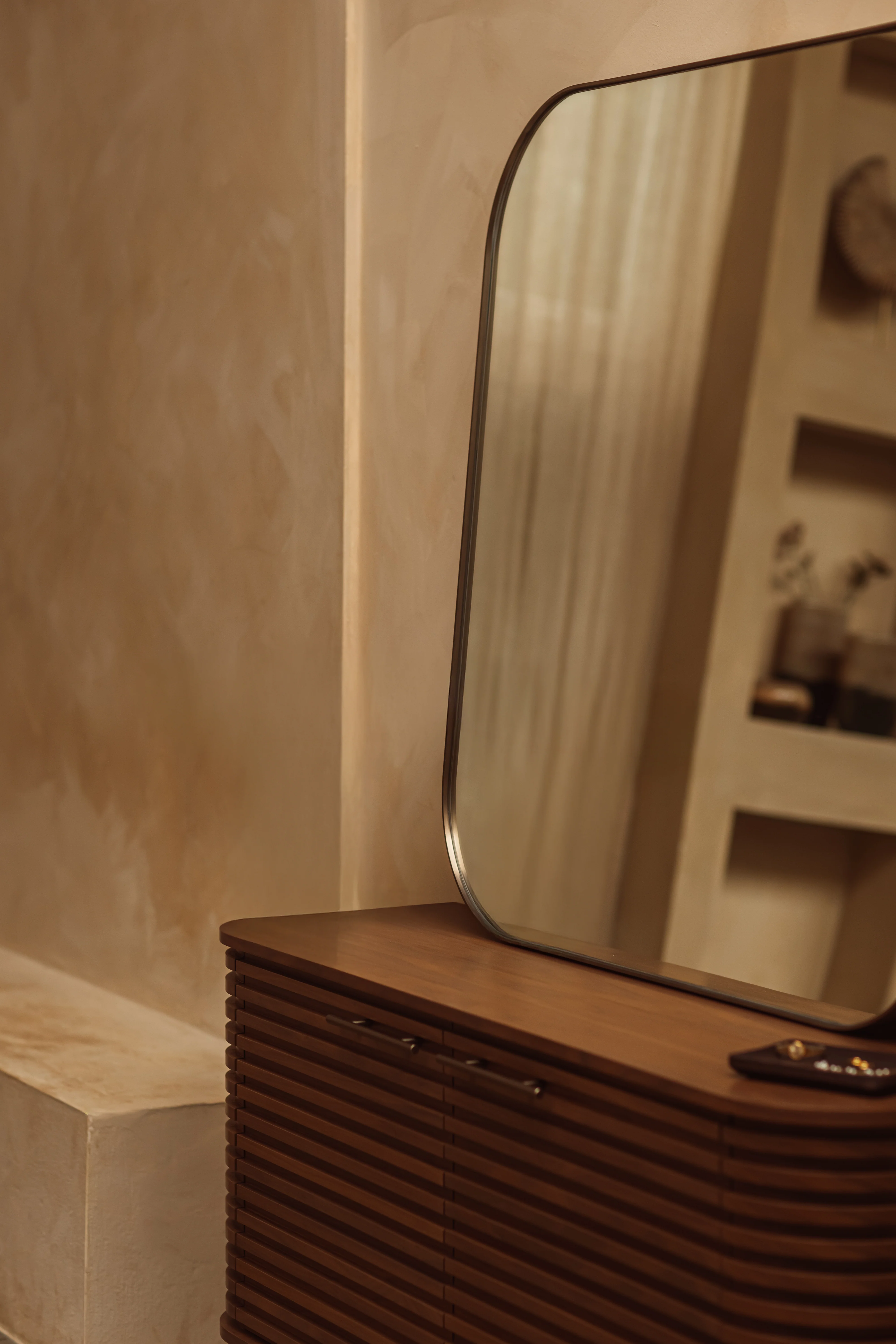 Square mirror with metal frame - Image 6