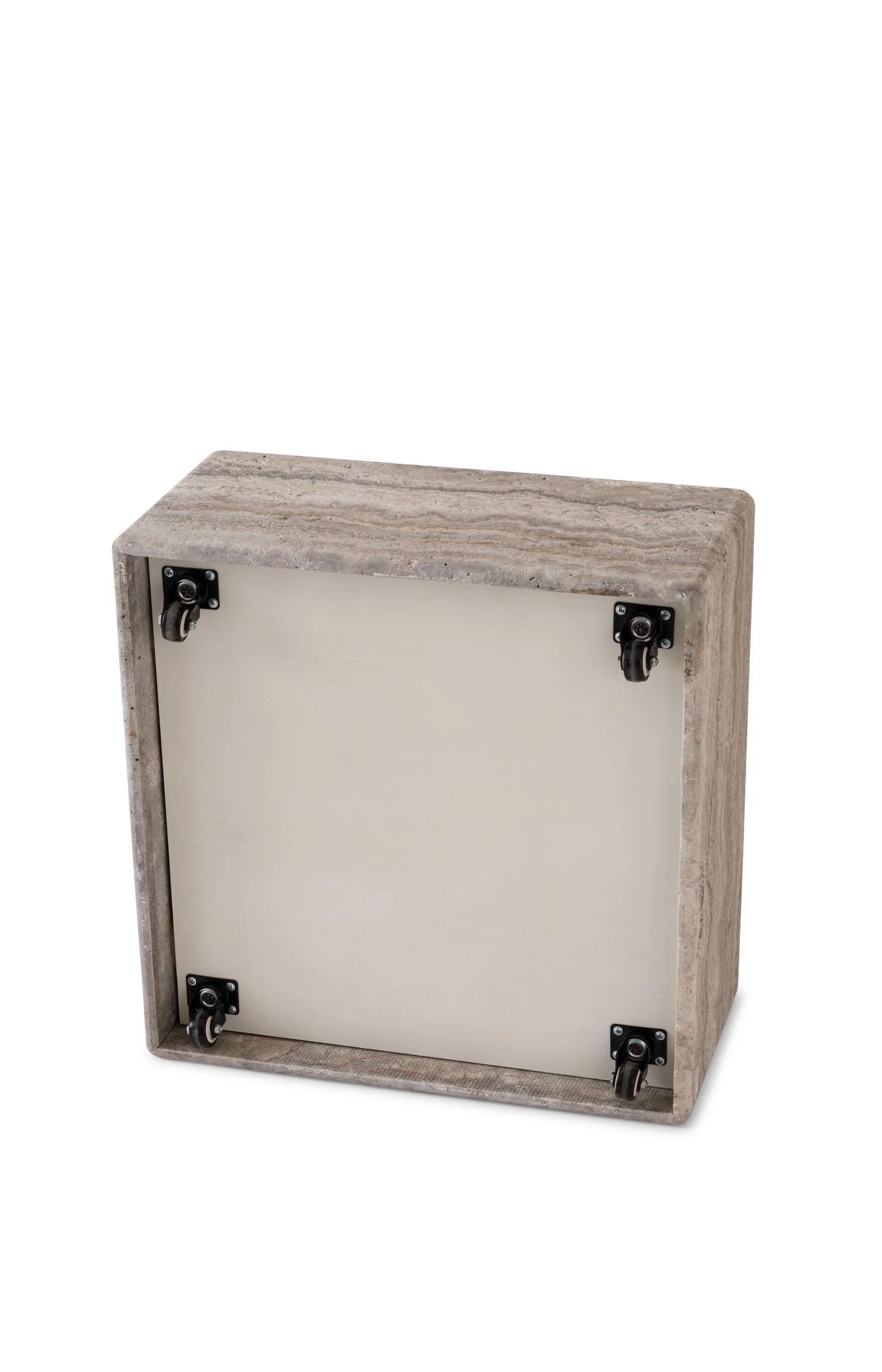 Square natural stone side table - Image 8
