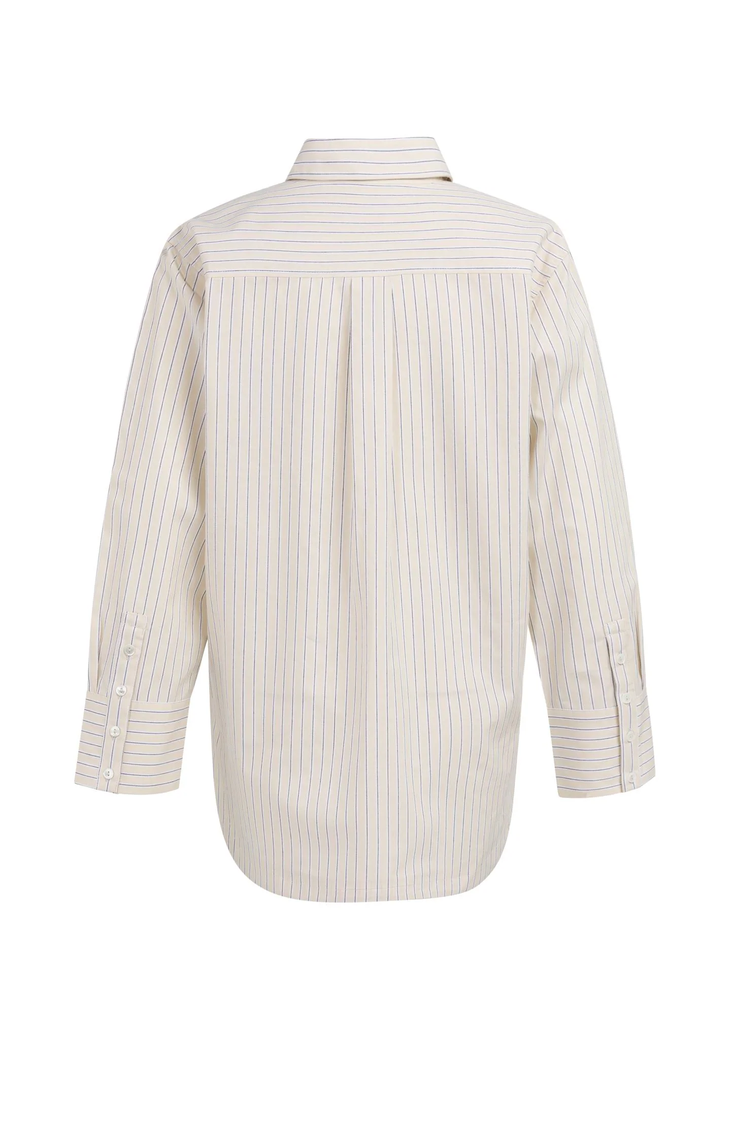 Striped blouse with chest pockets - Image 3