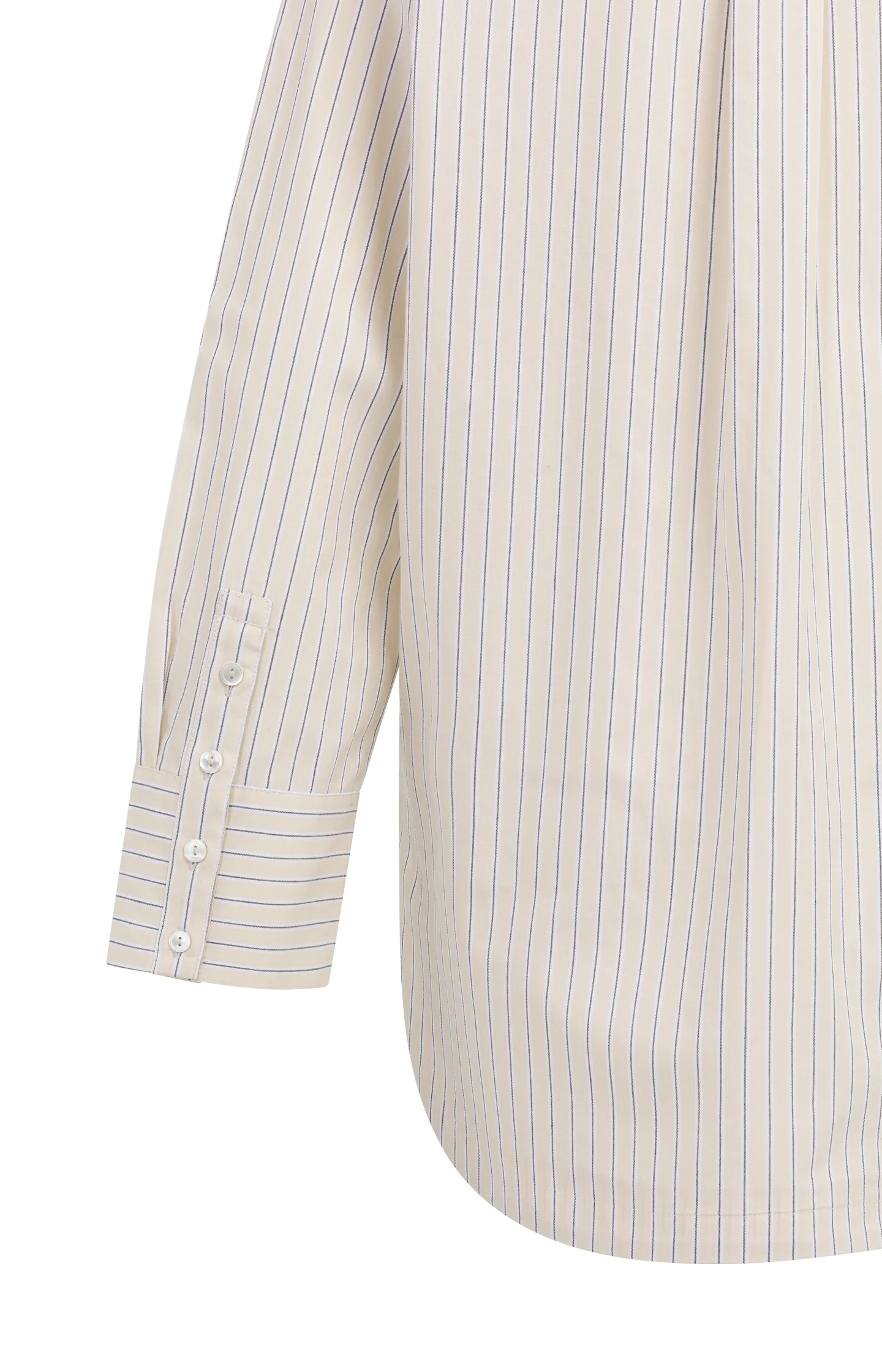 Striped blouse with chest pockets - Image 4