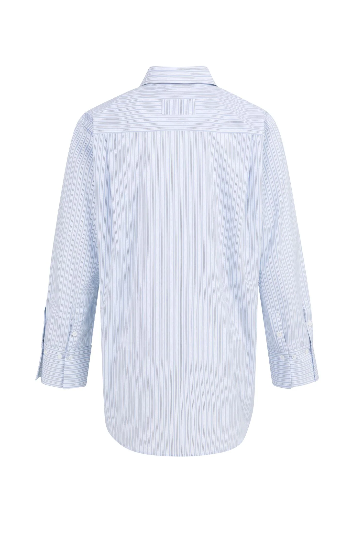 Striped boyfriend blouse with adjustable cuffs - Image 10