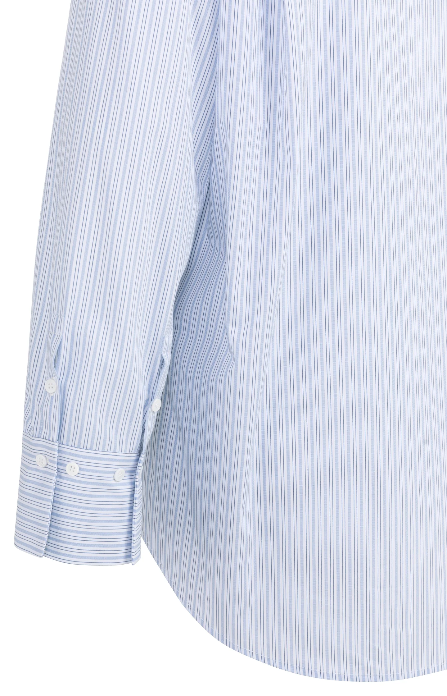 Striped boyfriend blouse with adjustable cuffs - Image 11