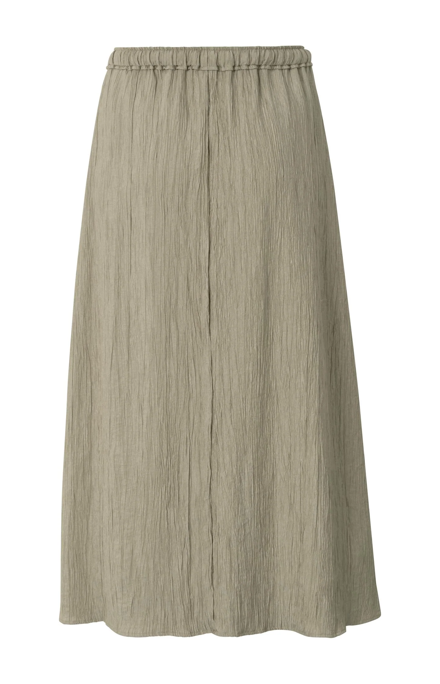 Structured midi skirt with tie detail and wrap look - Image 9