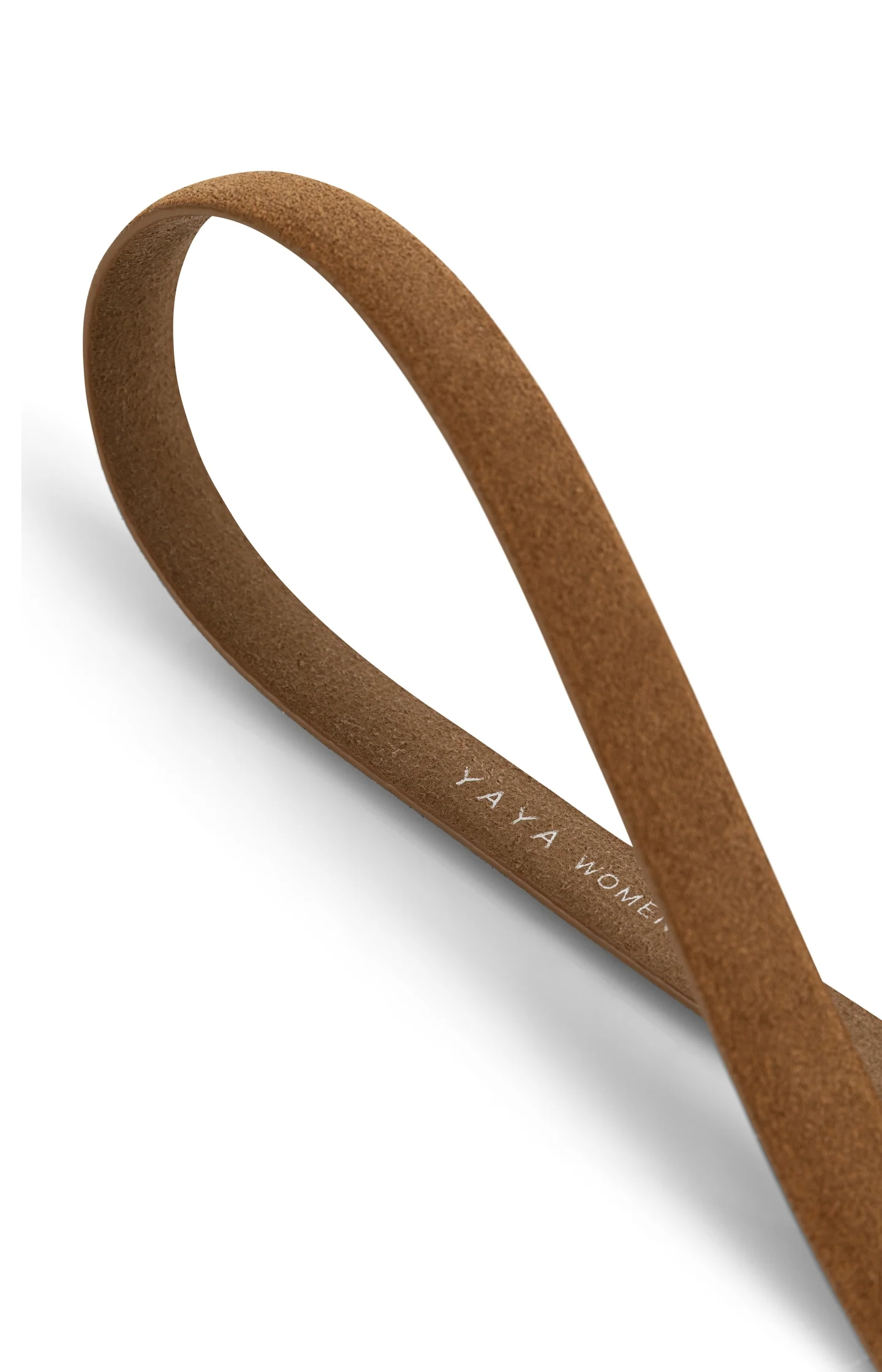 Suede belt with metal buckle - Image 3