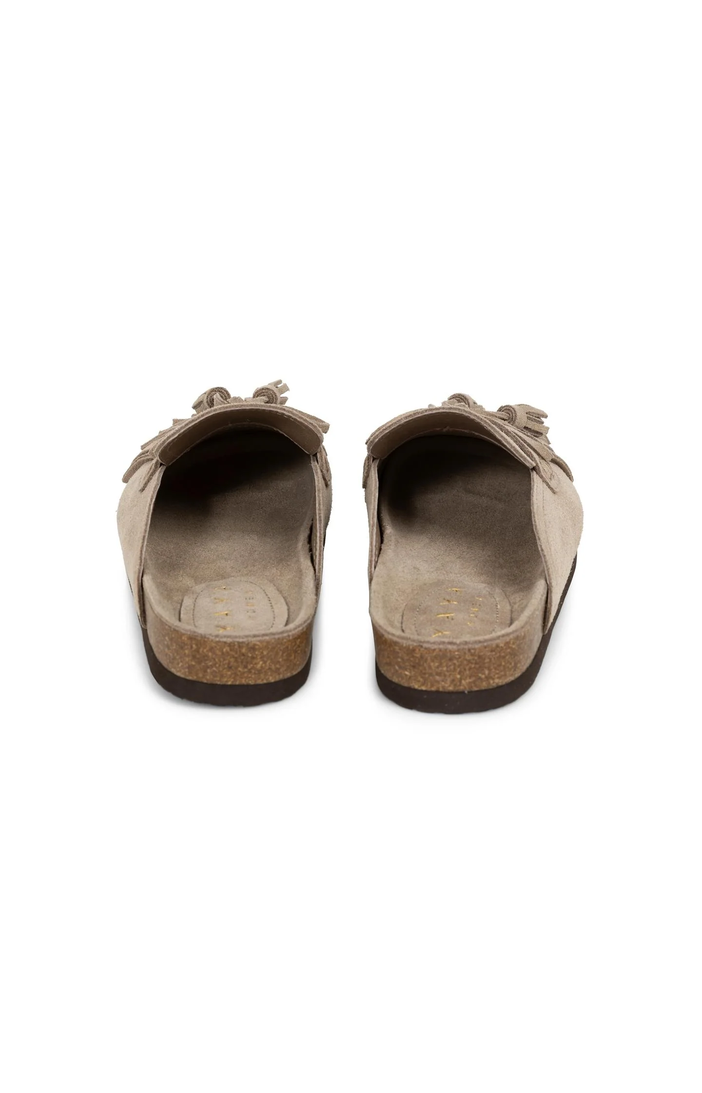 Suede mules with tassels - Image 4
