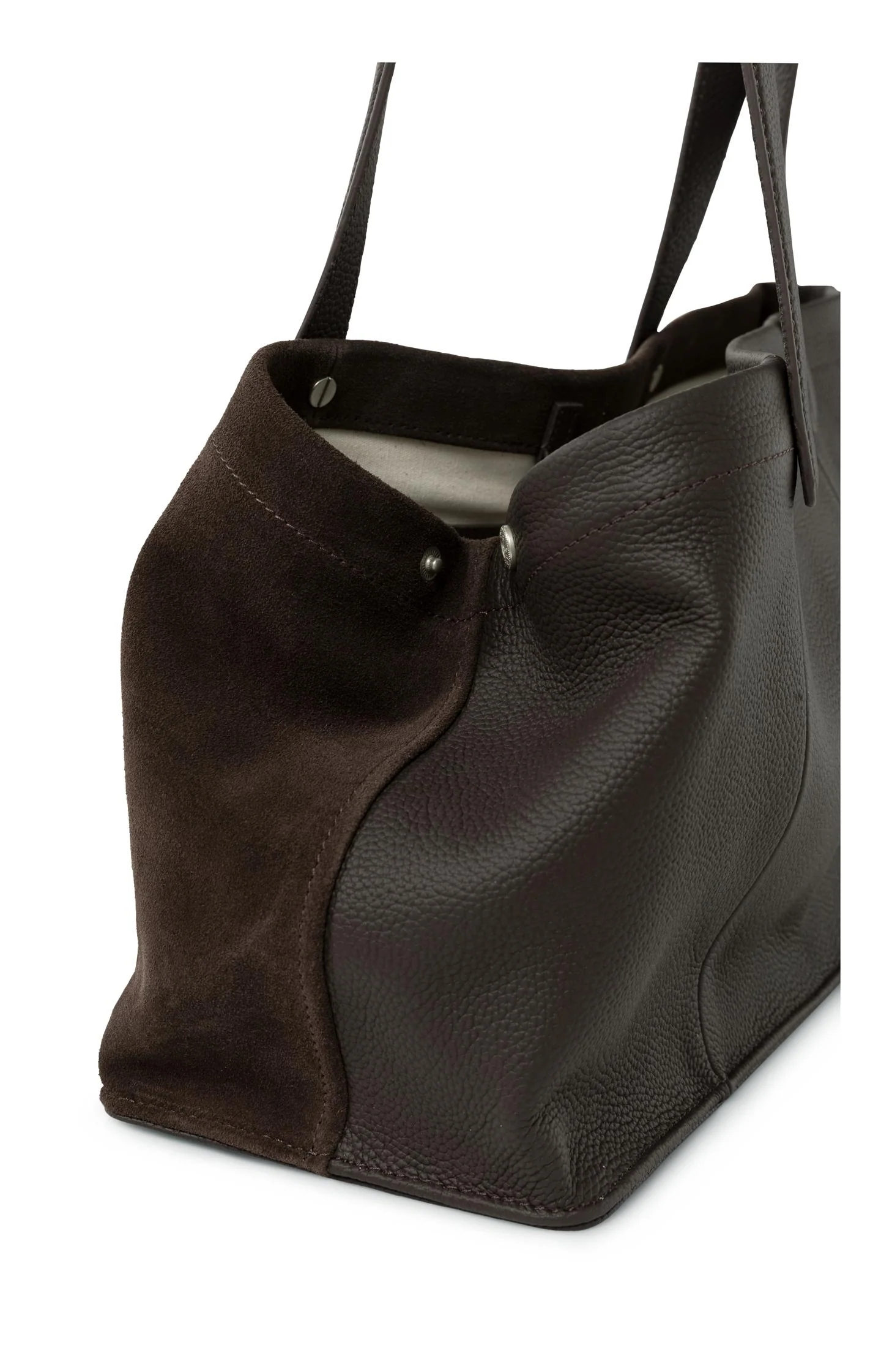 Suede shopper bag - Image 4