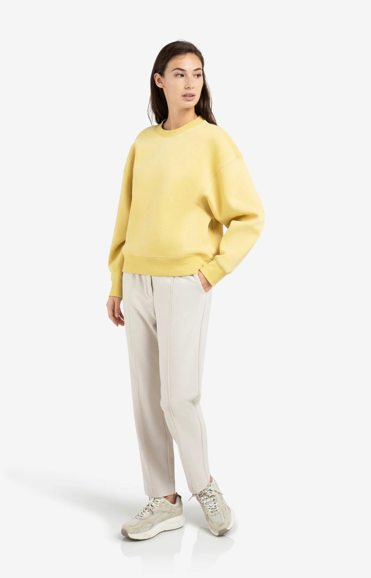 Sweater in sturdy fabric with washed effect - Image 6