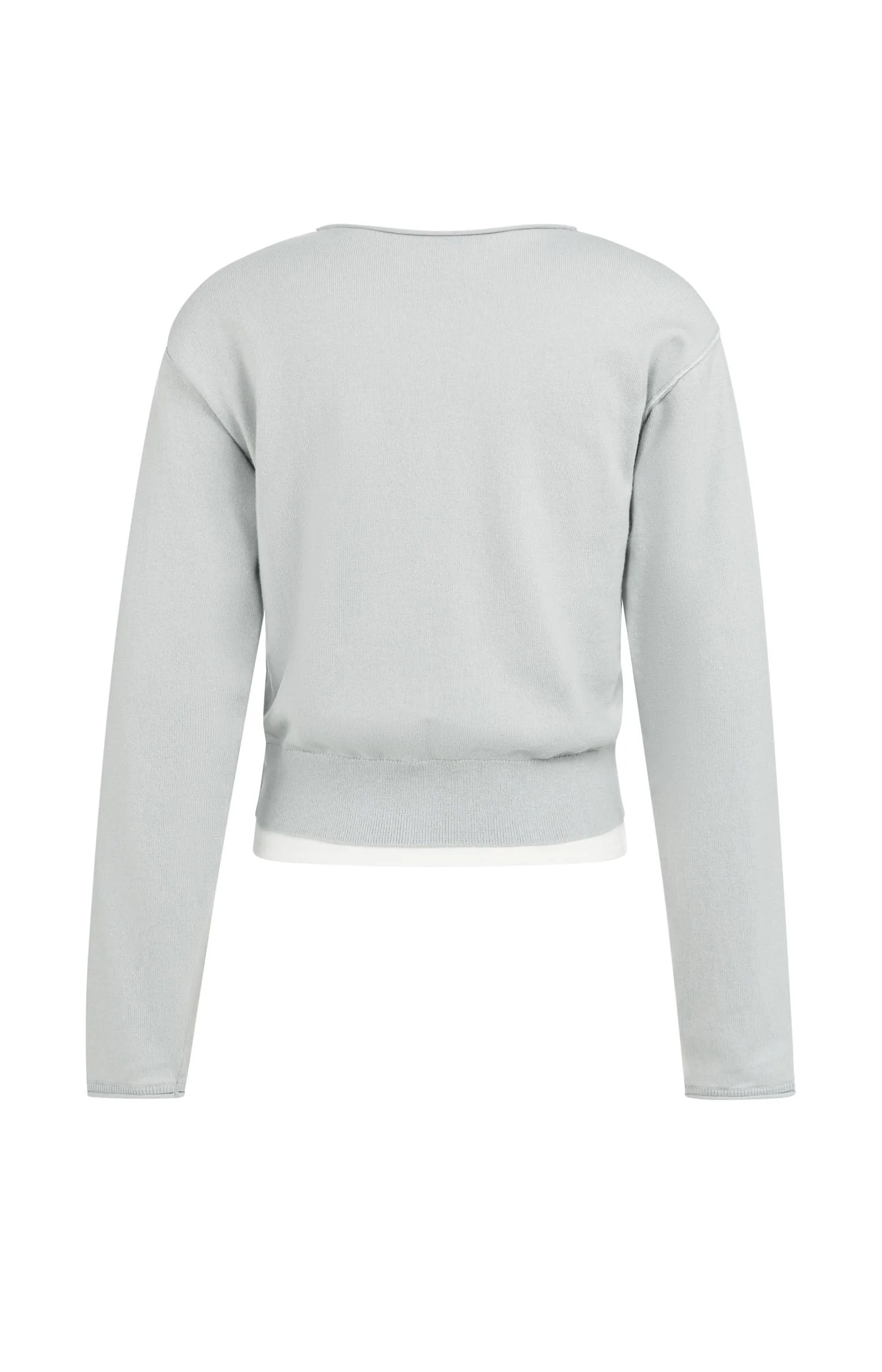 Sweater with layered look and contrast neckline - Image 6