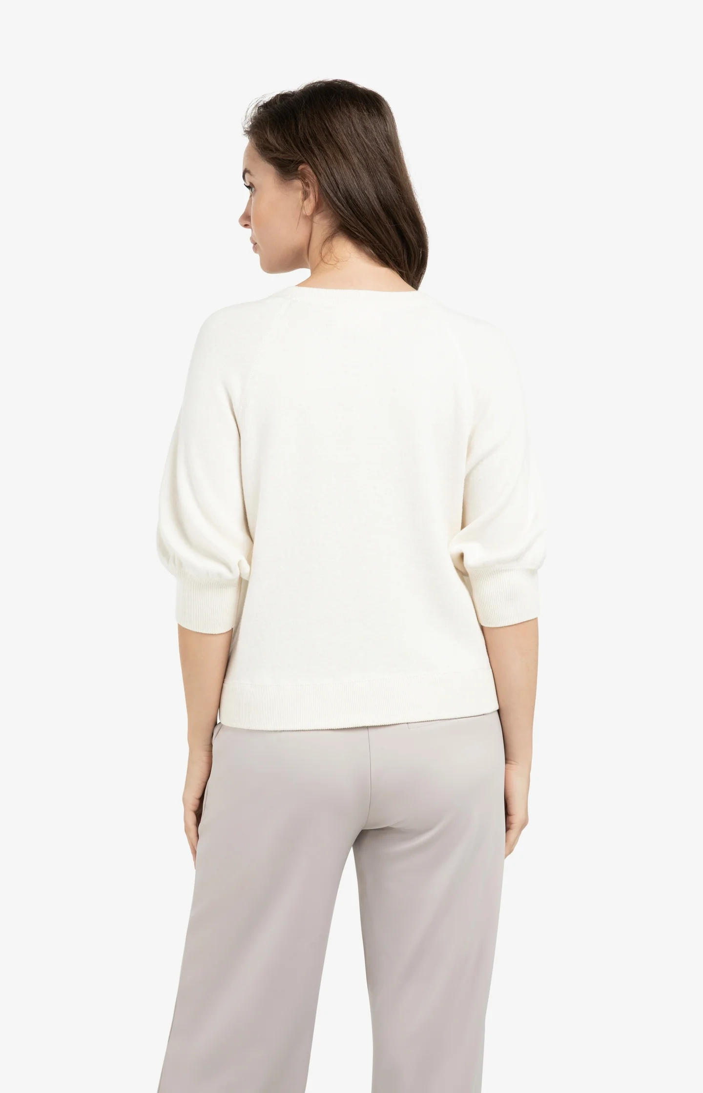 Sweater with raglan sleeves and tonal artwork - Image 3