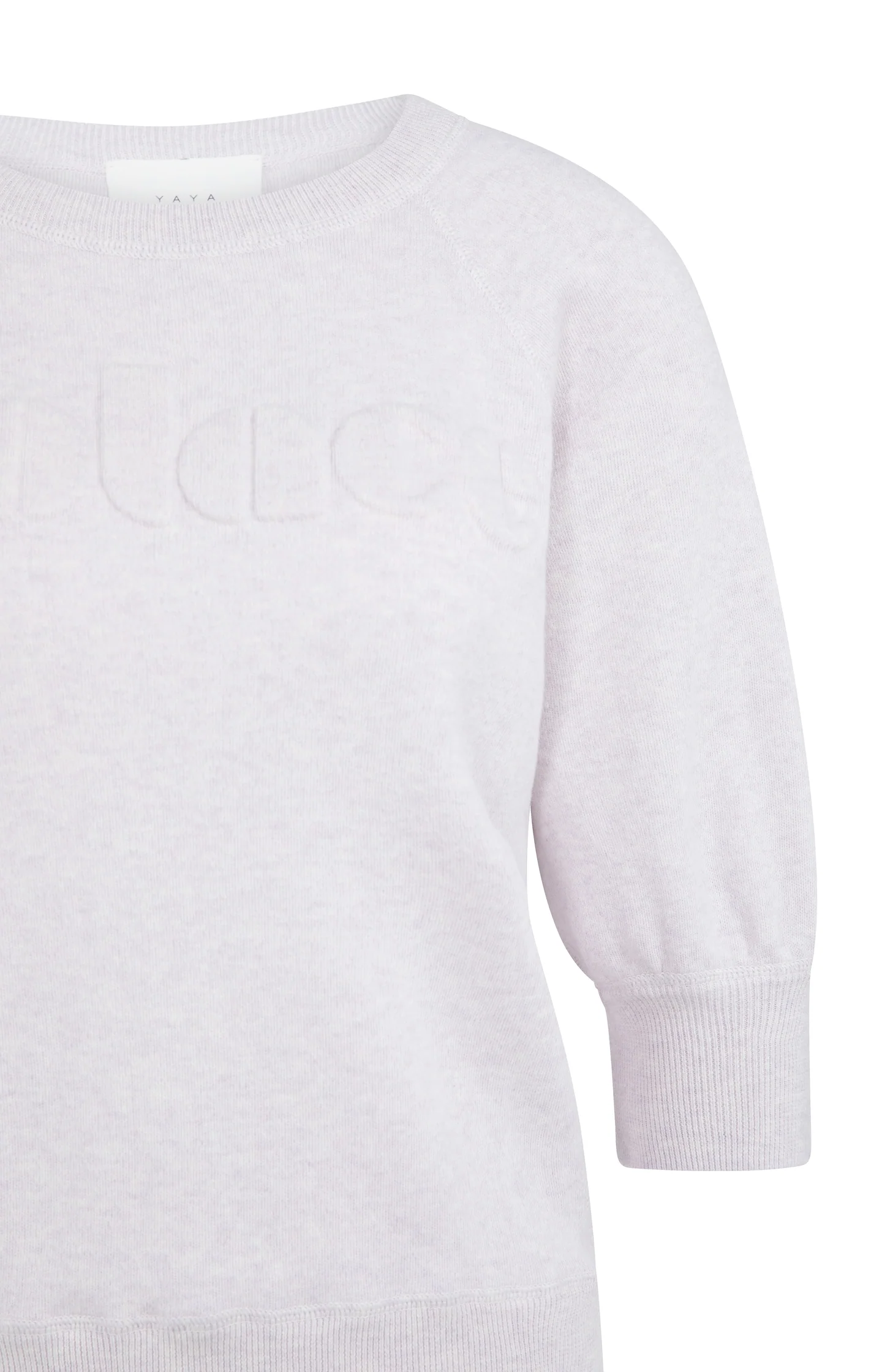 Sweater with raglan sleeves and tonal artwork - Image 9