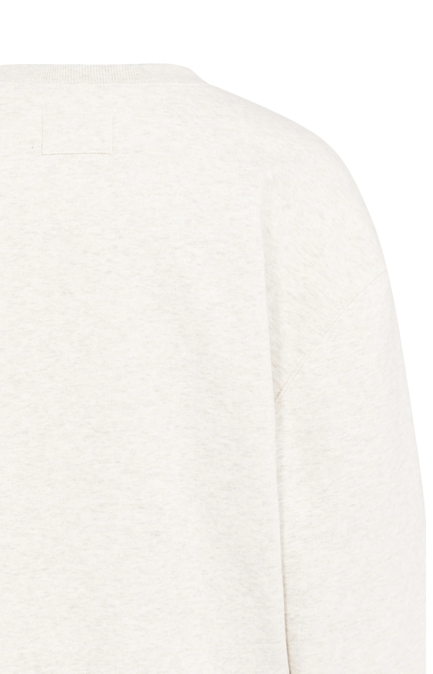 Sweater with stitched-on text and round neckline - Image 8