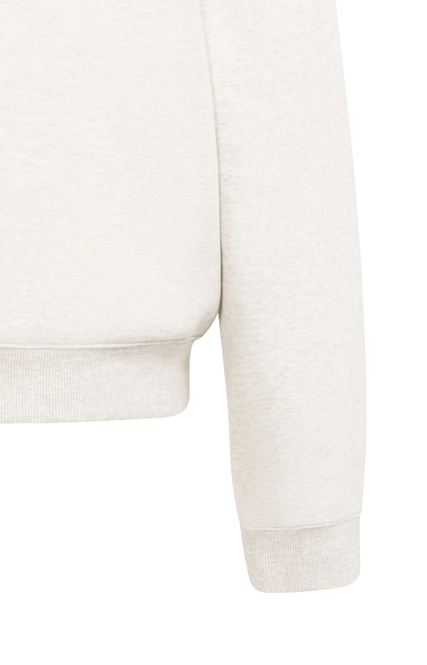 Sweater with stitched-on text and round neckline - Image 9
