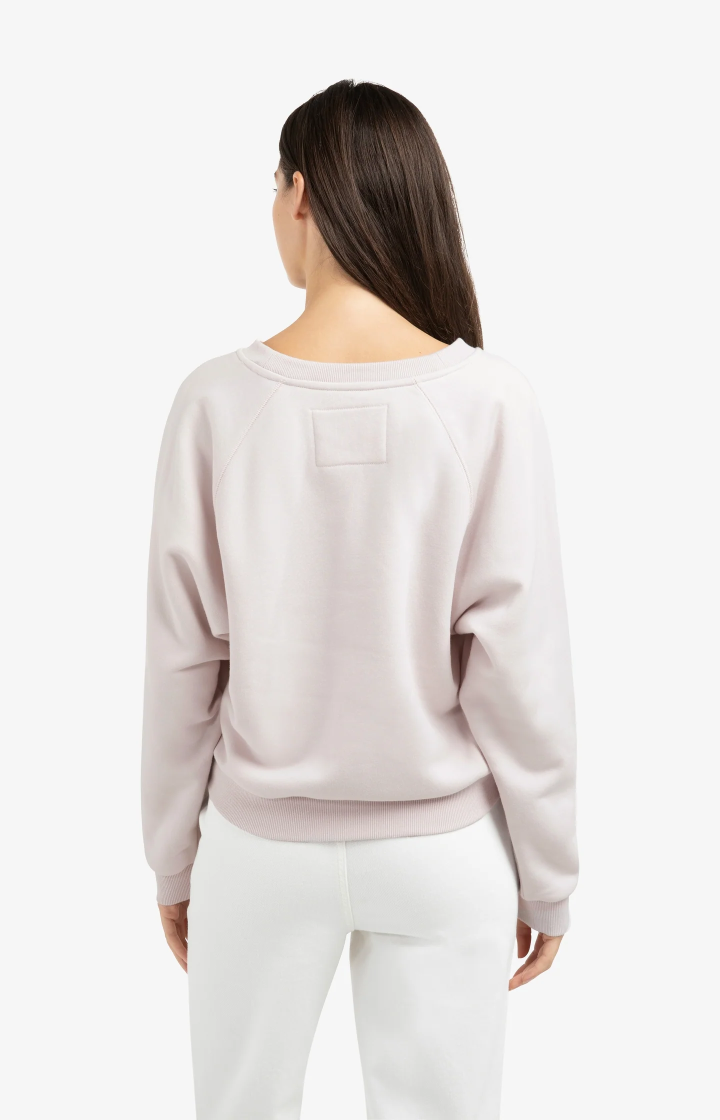 Sweater with V-neck and ribbed trims - Image 4