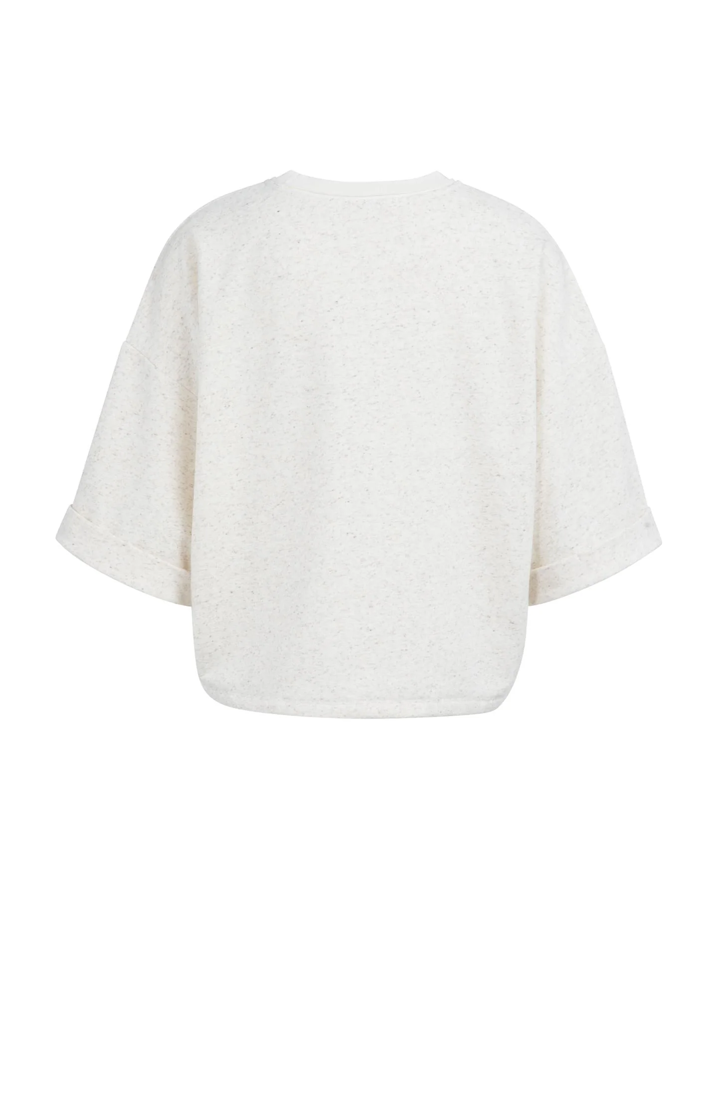 Sweatshirt with rolled cuffs and drawcord - Image 9
