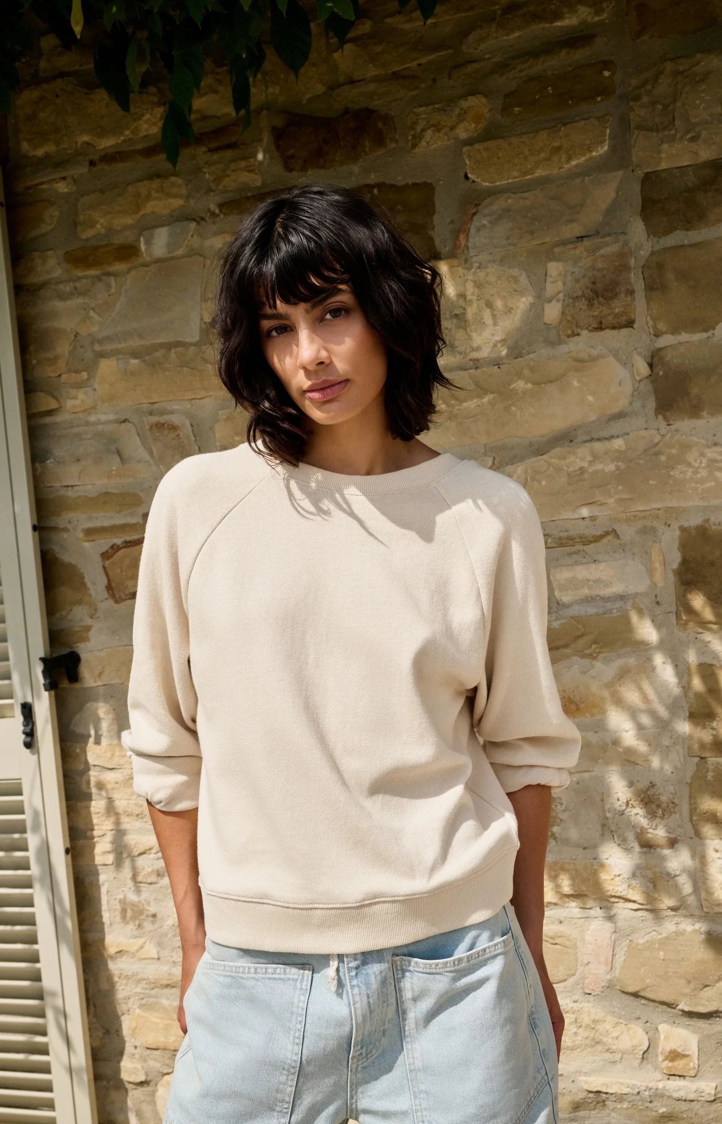 Sweatshirt with wrap detail on the back - Image 3