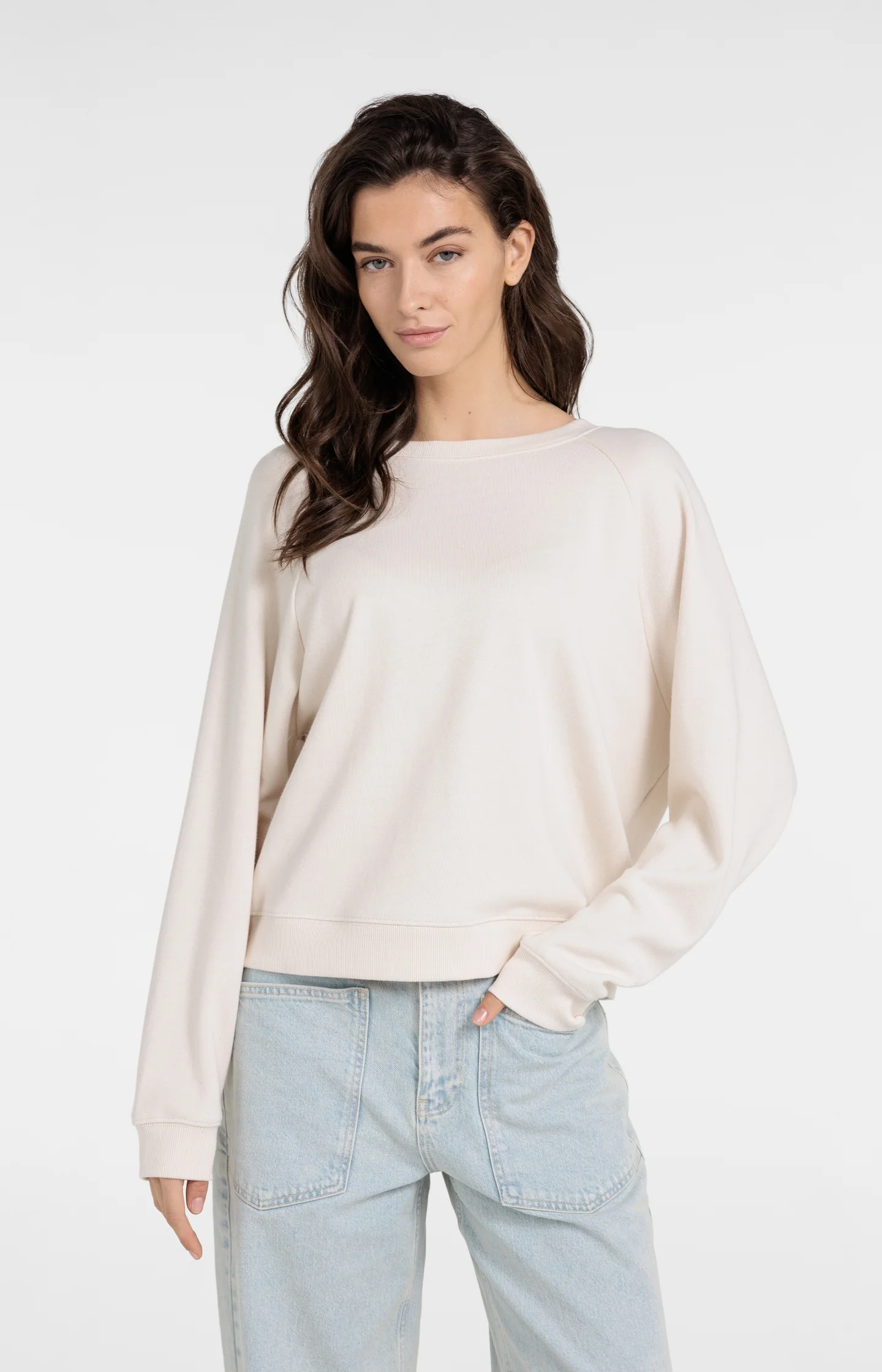 Sweatshirt with wrap detail on the back - Image 4
