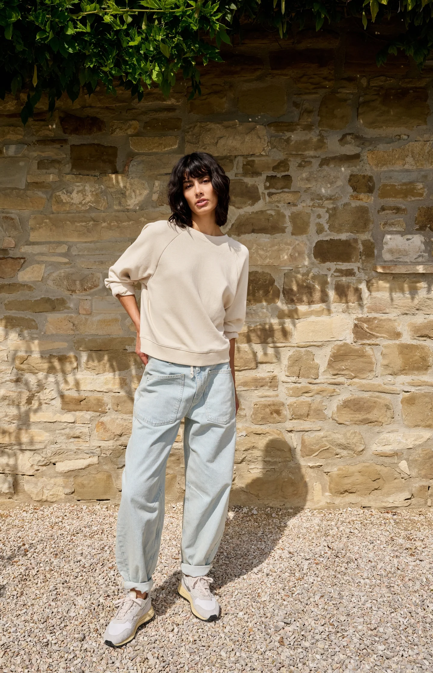 Sweatshirt with wrap detail on the back - Image 7
