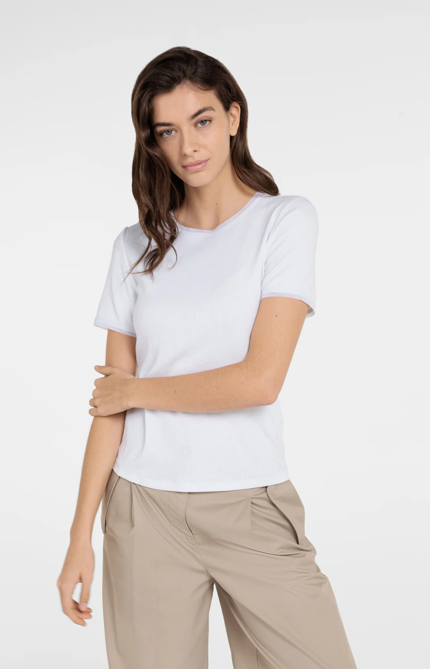 T-shirt with mesh details - Image 7