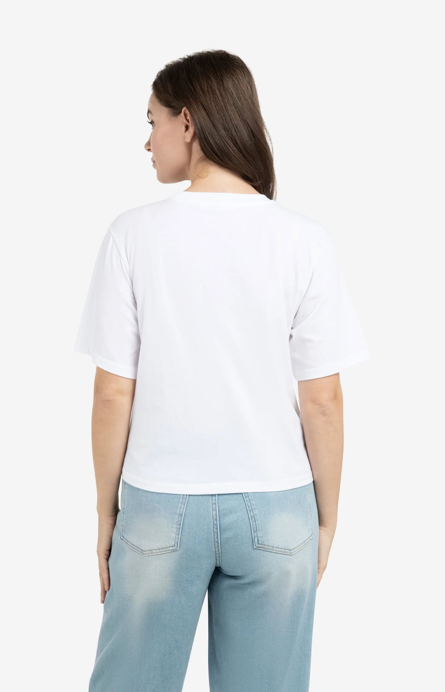 T-shirt with soft flock print and wide sleeves - Image 3