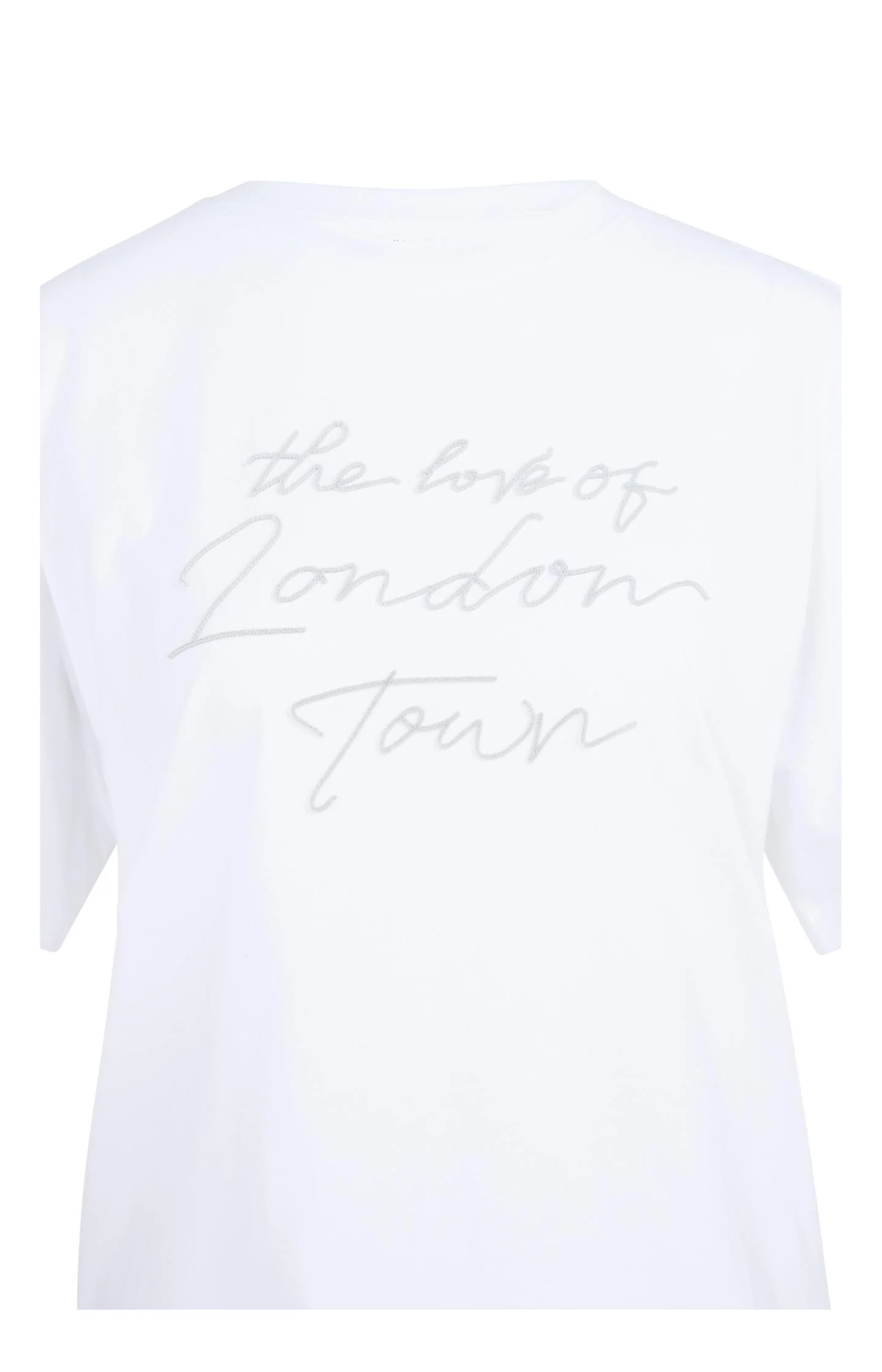 T-shirt with soft flock print and wide sleeves - Image 8