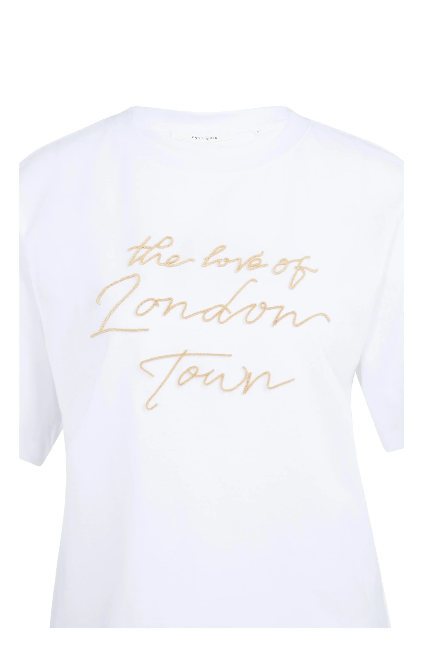 T-shirt with soft flock print and wide sleeves - Image 7