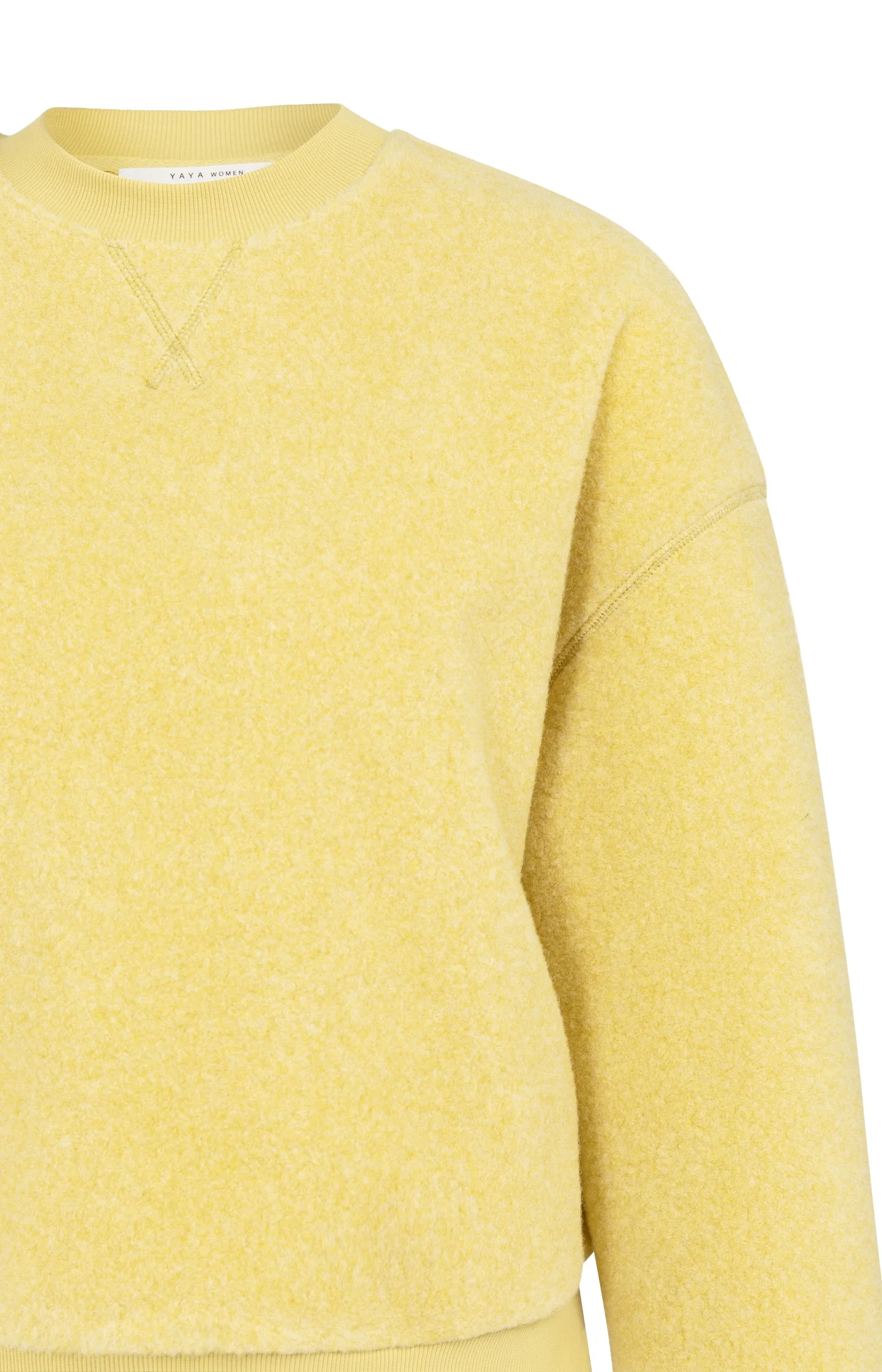 Teddy sweater with ribbed trims and round neckline - Image 8