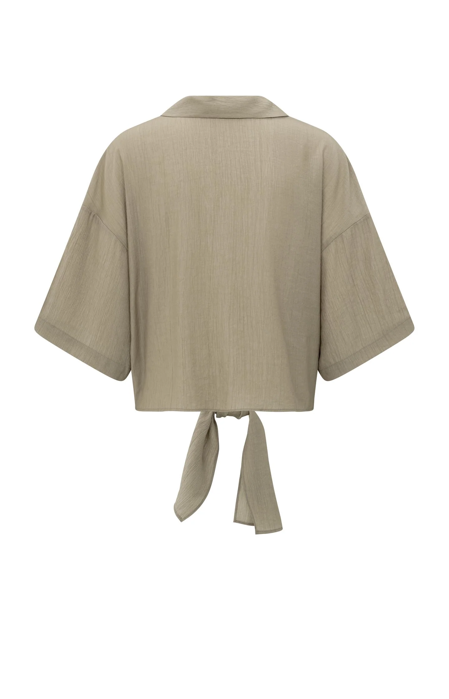 Top with knotted detail and wide sleeves - Image 11