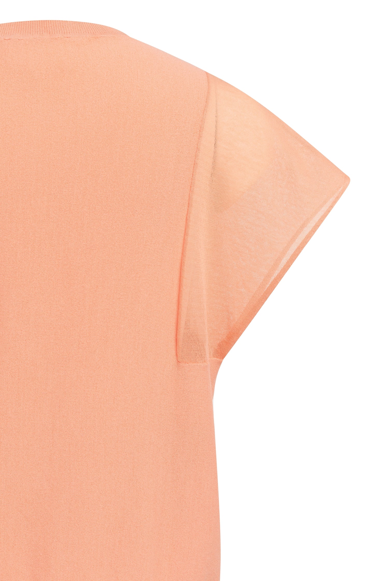Top with sheer short sleeves and crew neck - Image 7