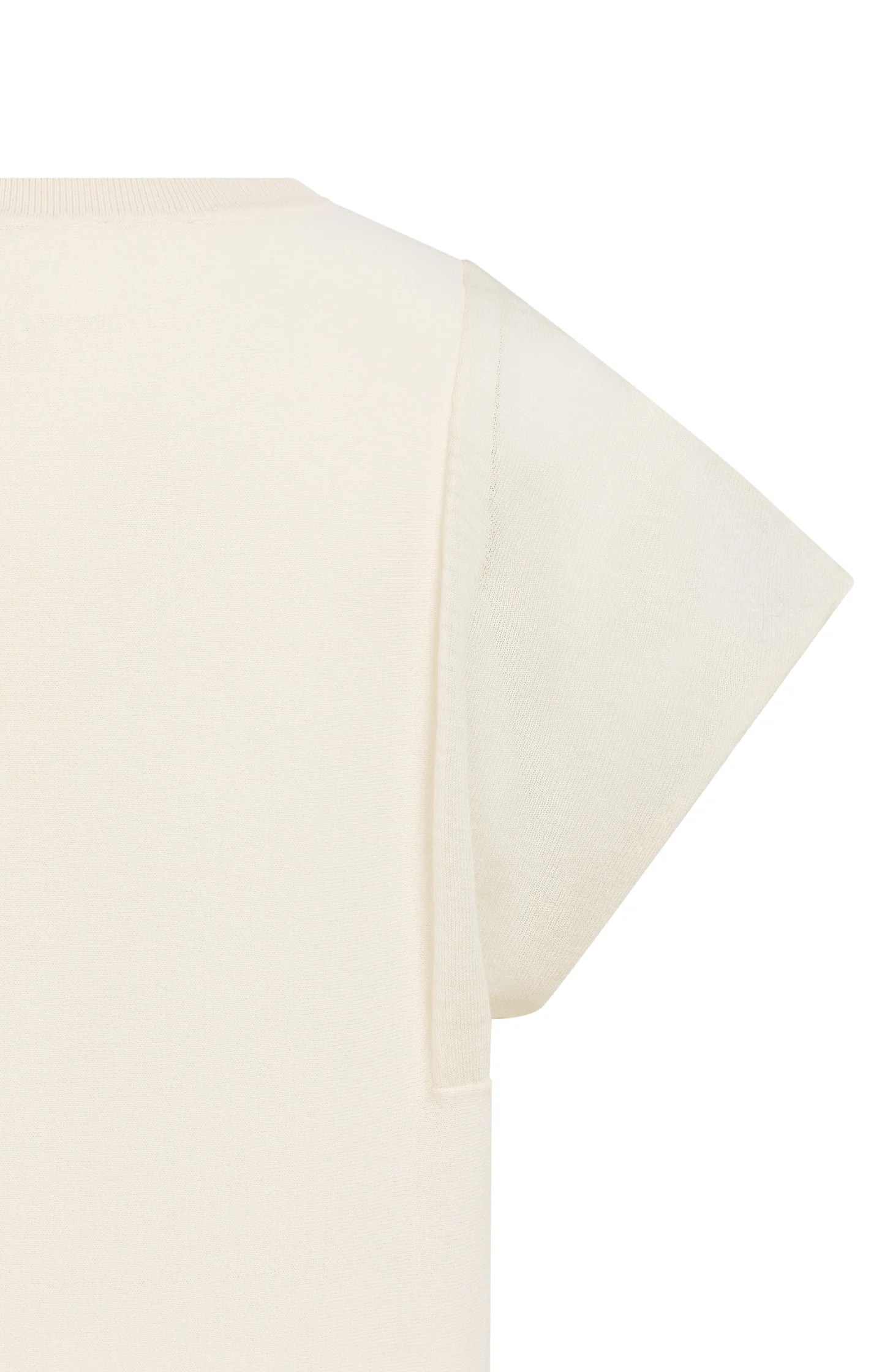 Top with sheer short sleeves and crew neck - Image 7