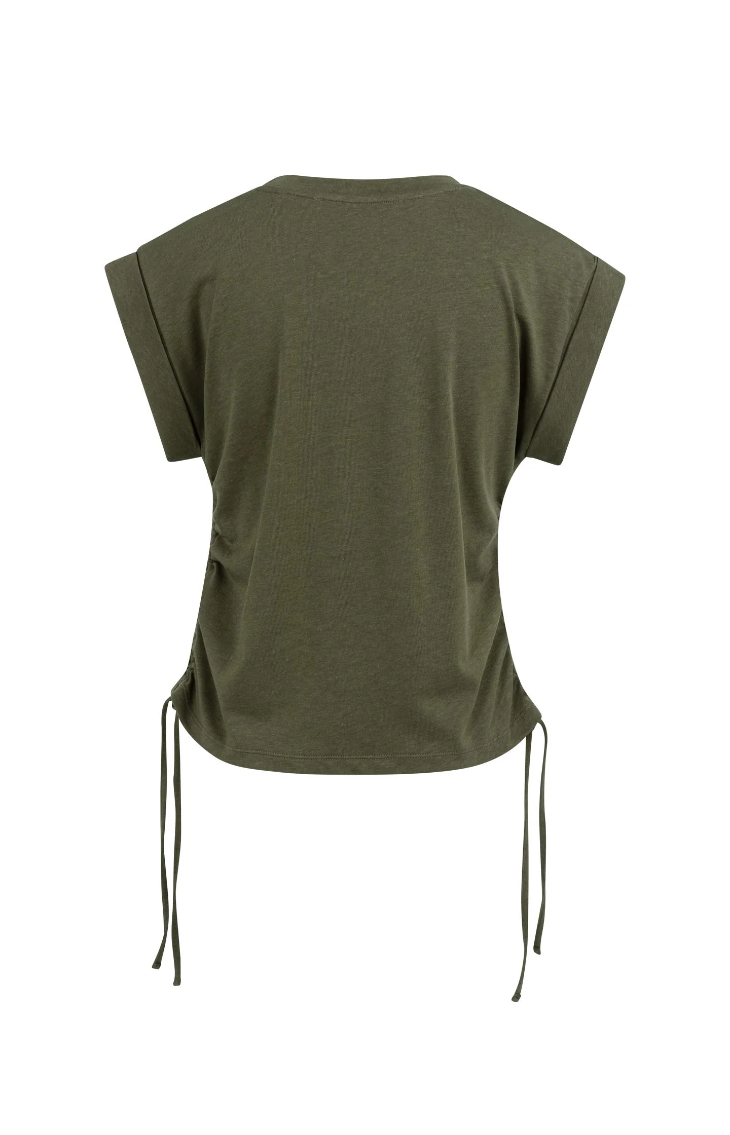 Top with short sleeves and adjustable cords - Image 8