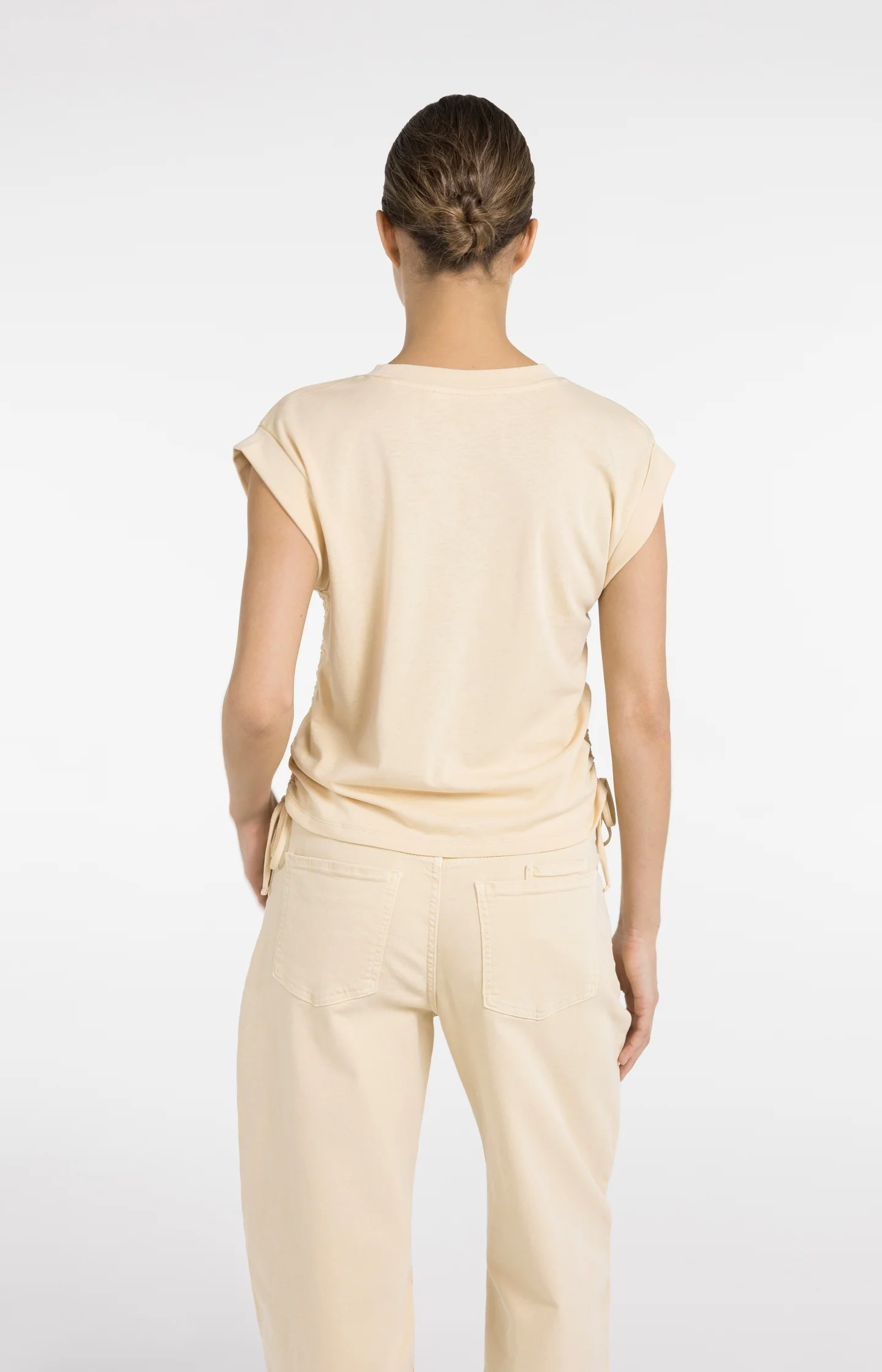 Top with short sleeves and adjustable cords - Image 3