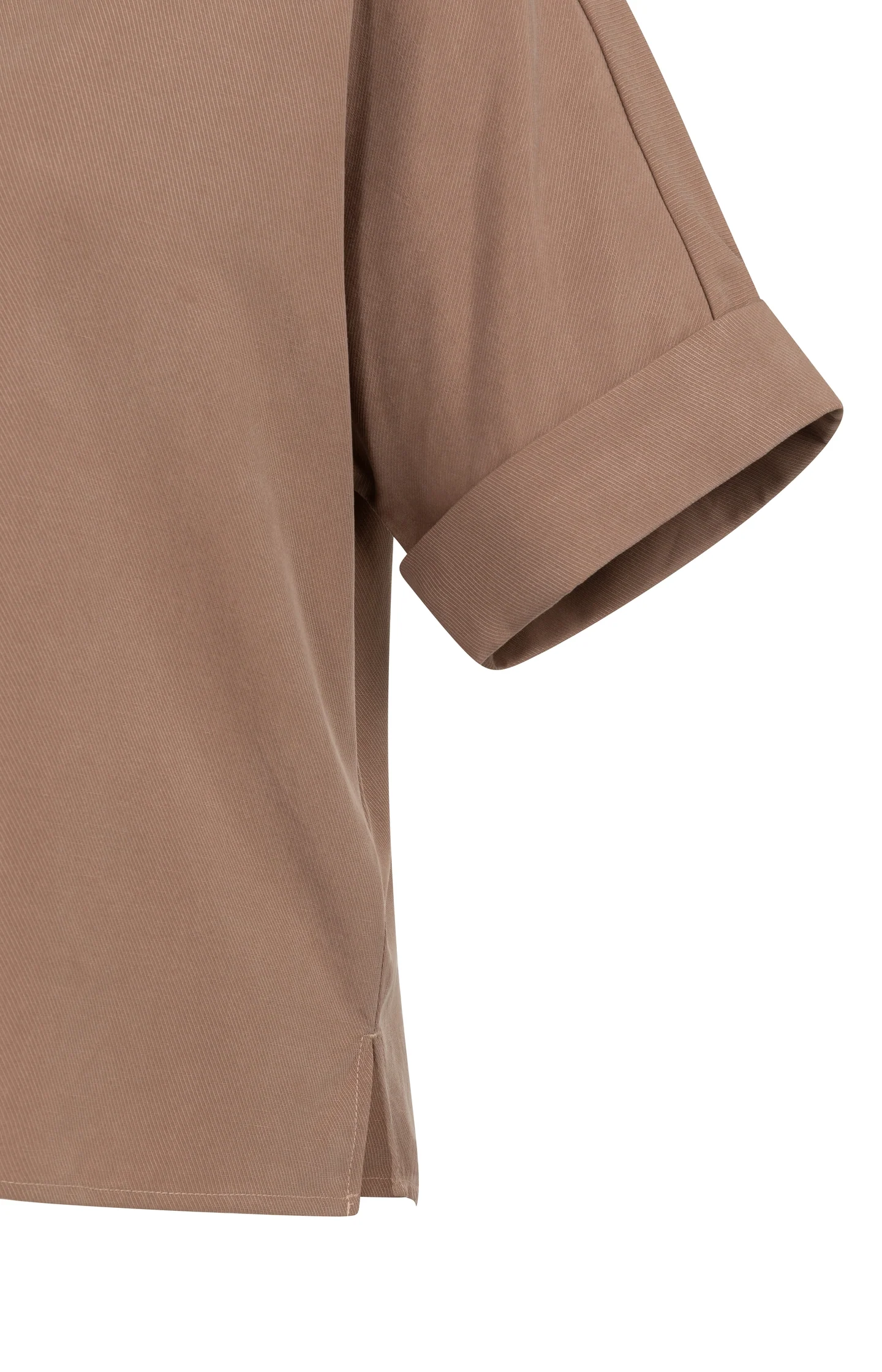 Top with short sleeves and polo collar - Image 7