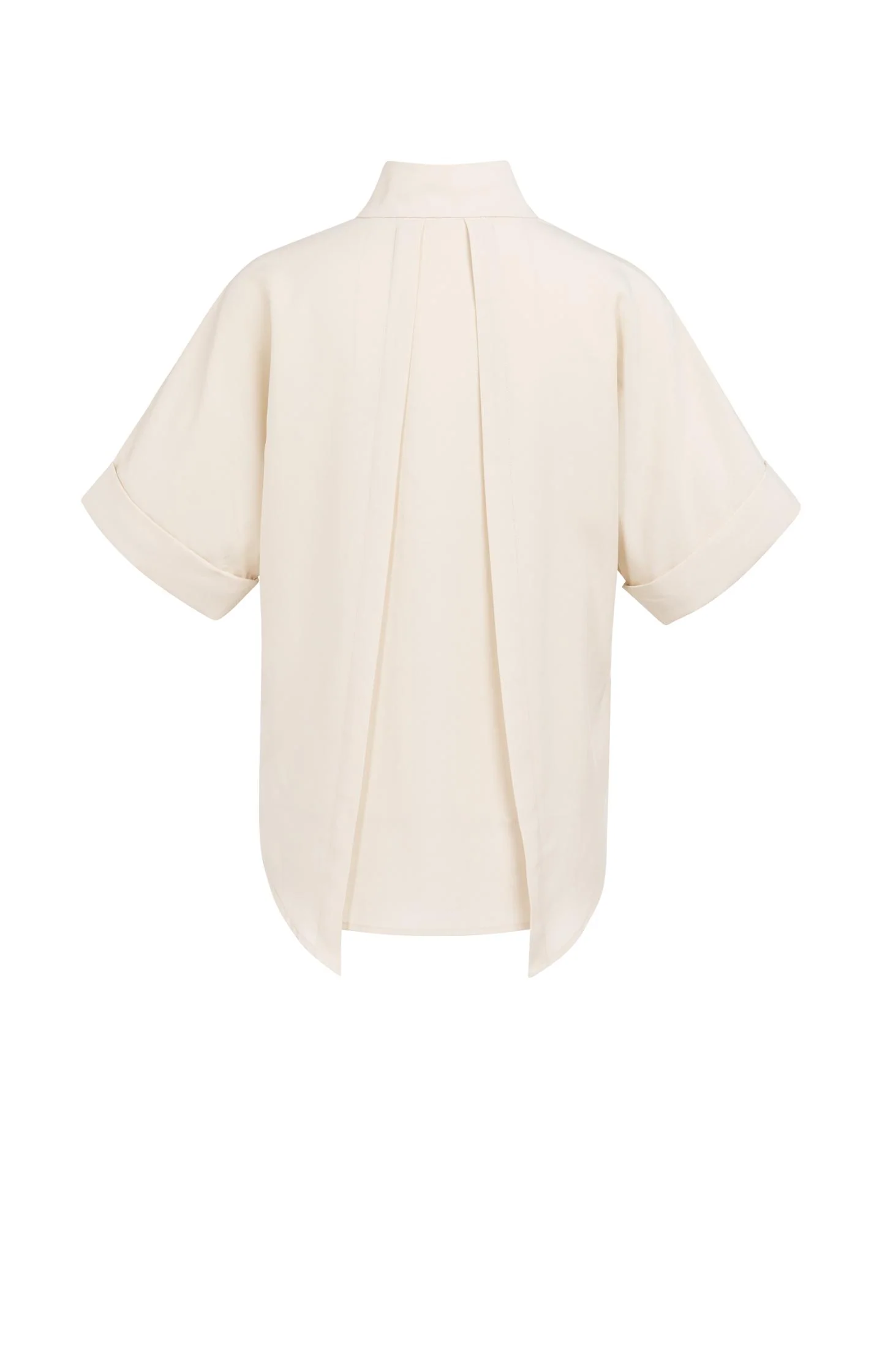 Top with short sleeves and polo collar - Image 9