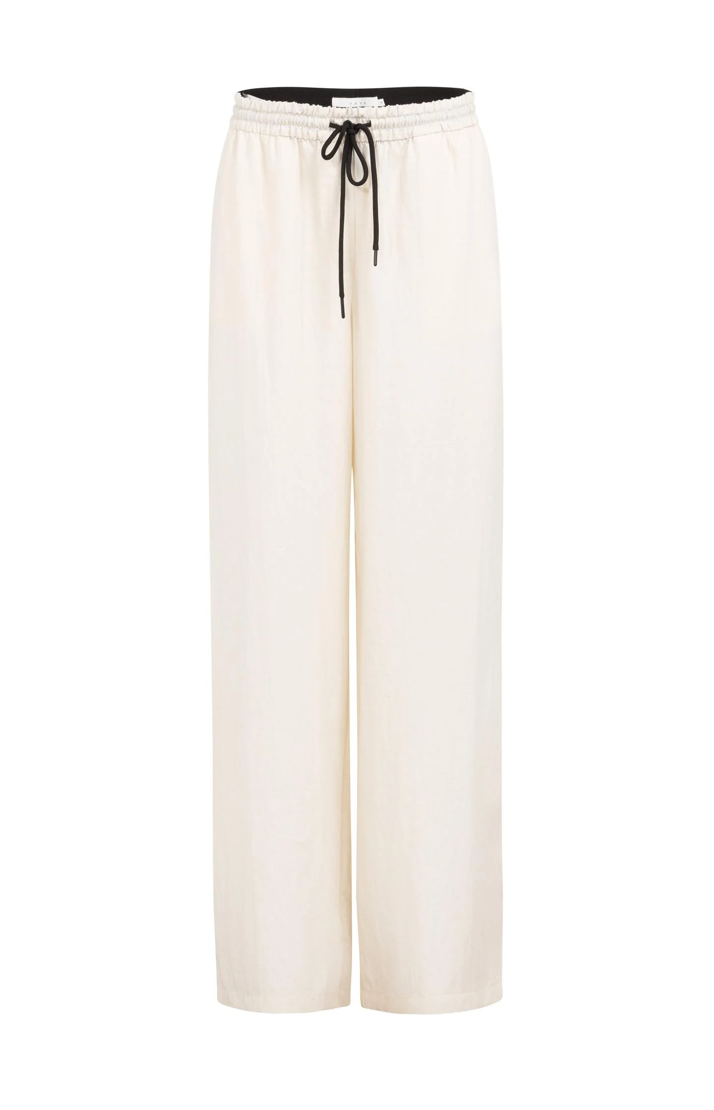 Trousers with wide legs and contrast stitching (L32) - Image 2
