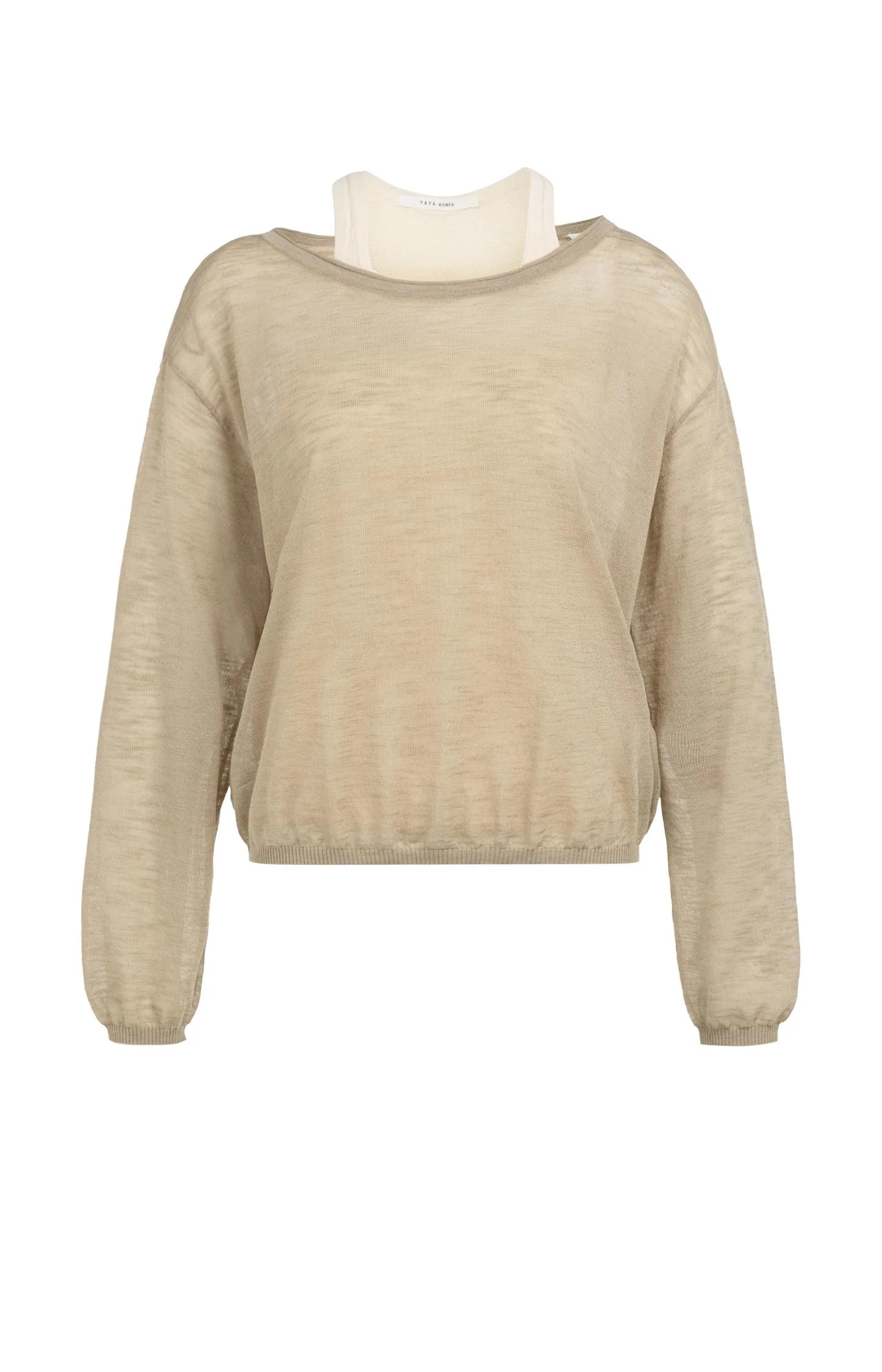 Twinset sweater with matching singlet - Image 2