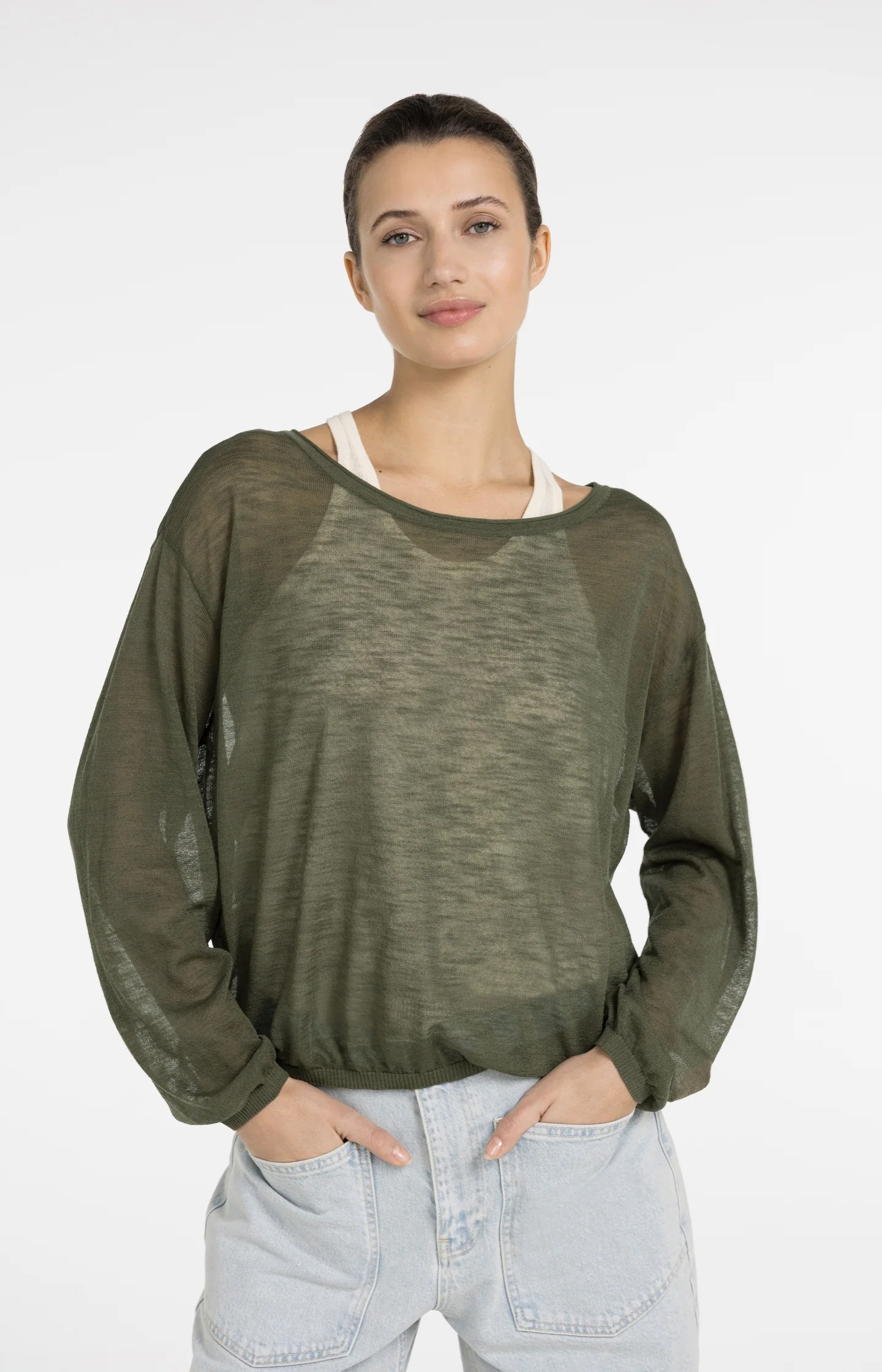 Twinset sweater with matching singlet - Image 3