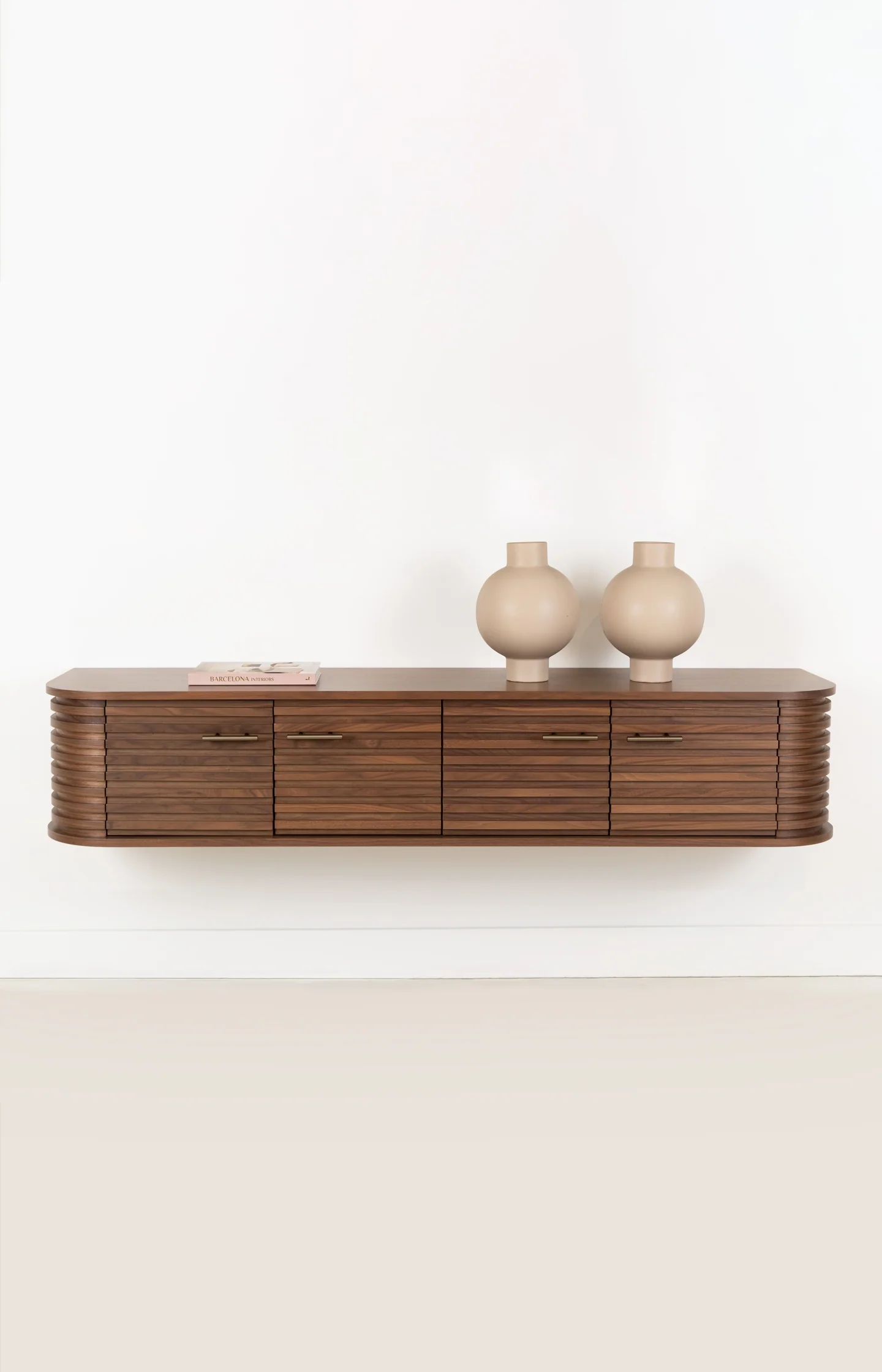 Walnut veneer TV cabinet - Image 3
