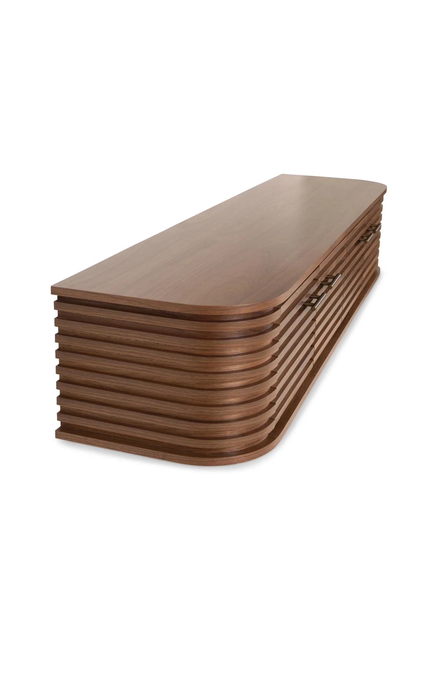 Walnut veneer TV cabinet - Image 5