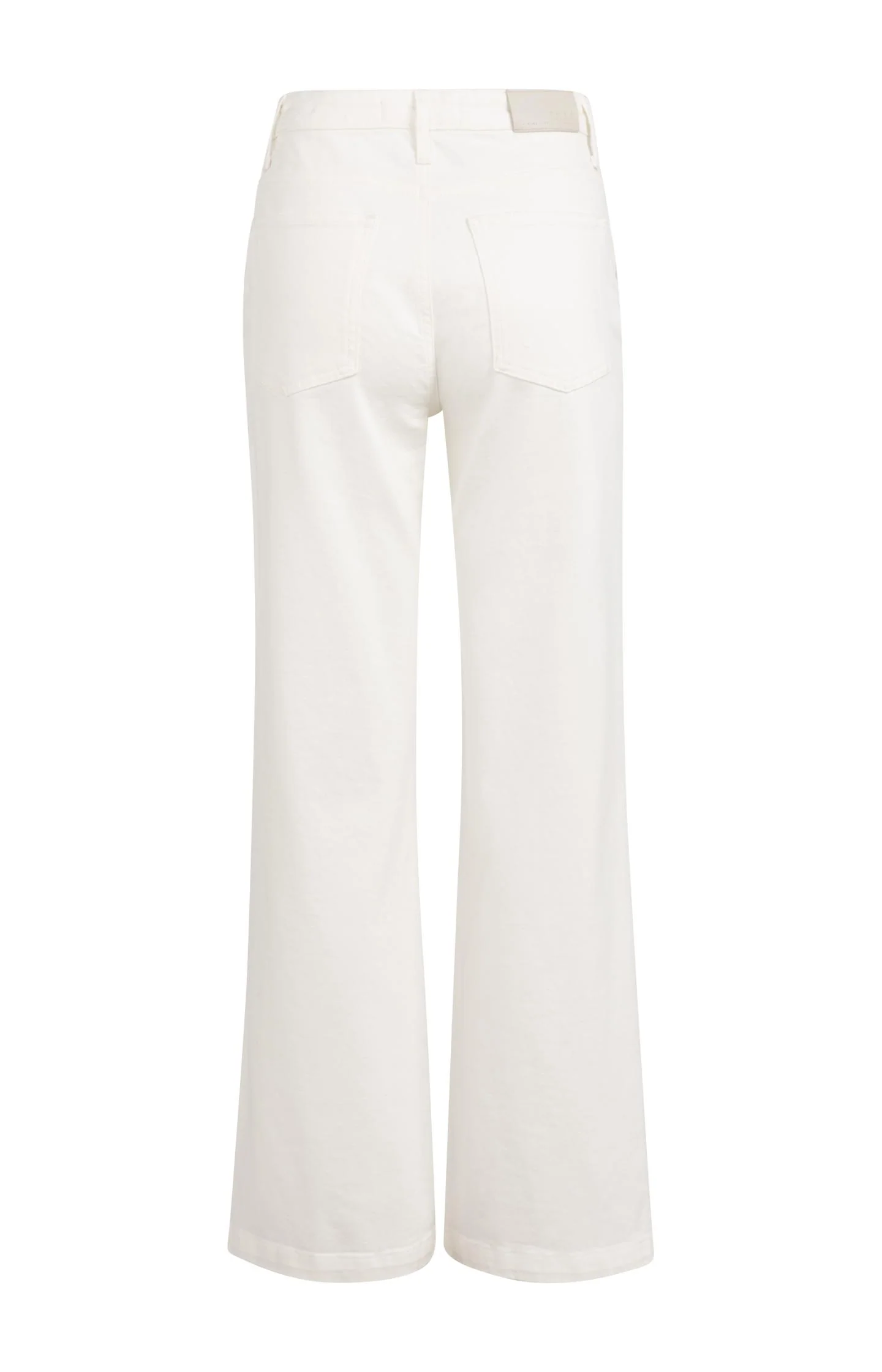 Wide leg denim trousers with button details (L32) - Image 8