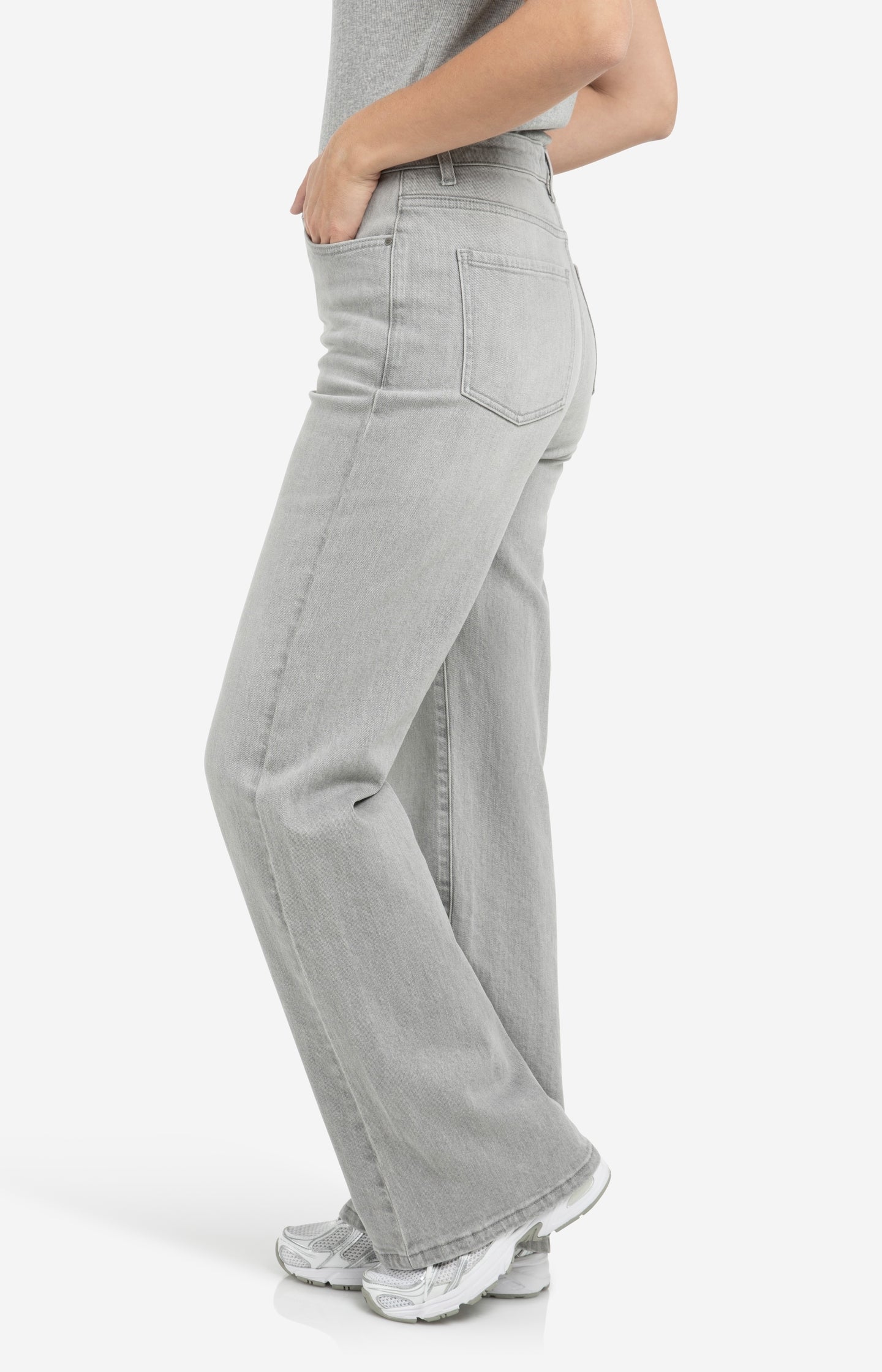 Wide-leg jeans with high waist (L32) - Image 3