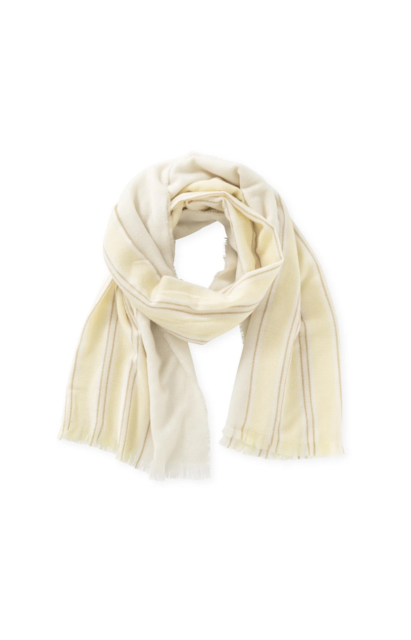 Woven scarf with subtle stripe design