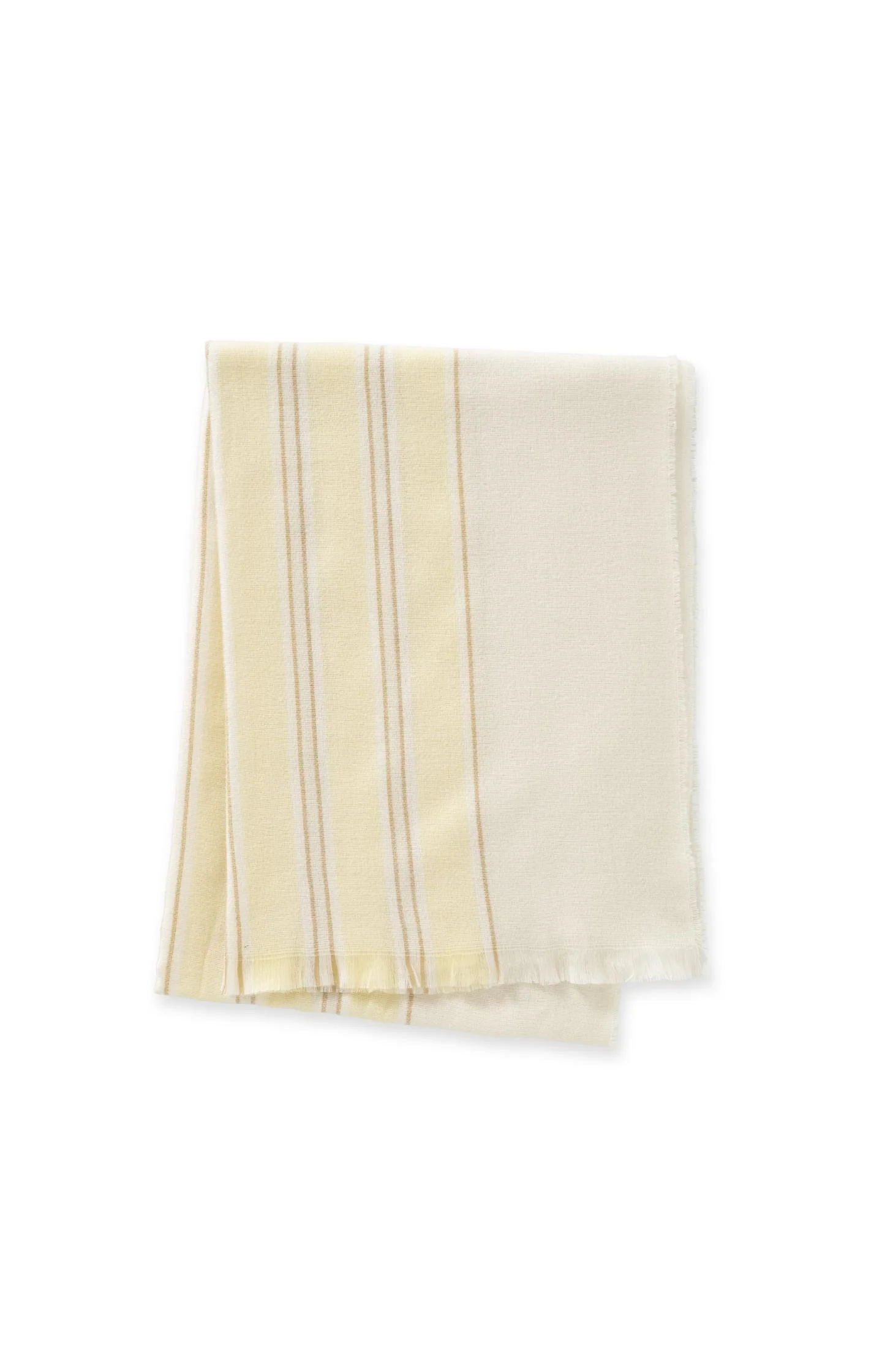 Woven scarf with subtle stripe design - Image 2