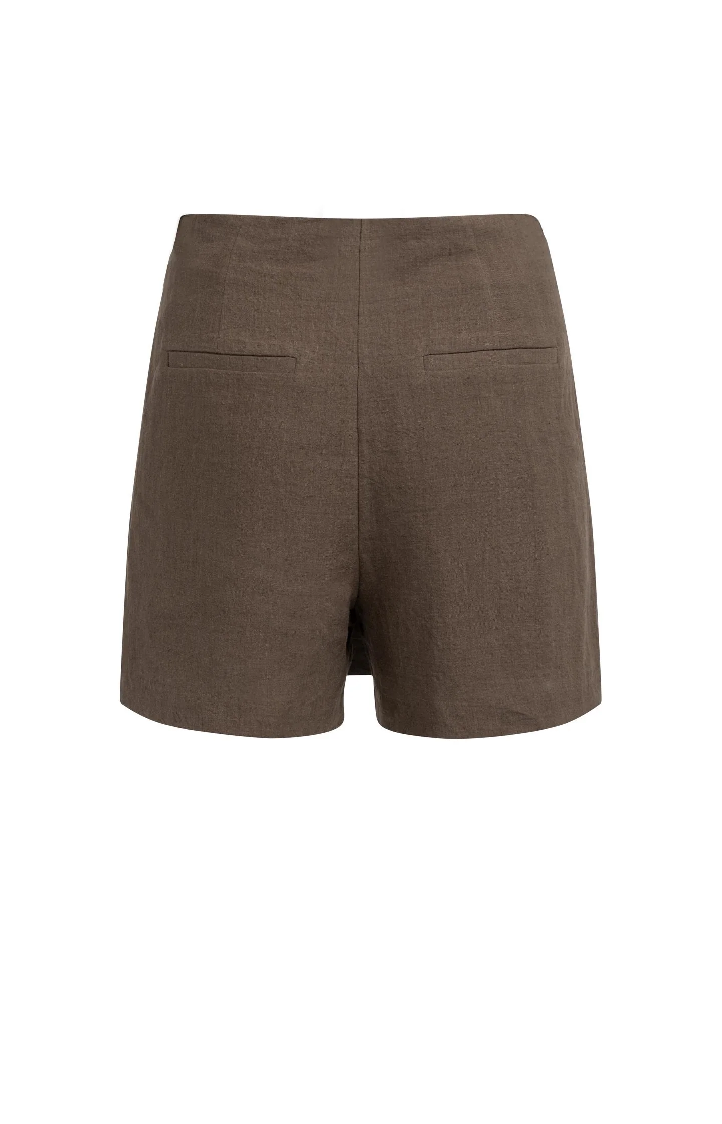 Woven skort with wrap - Image 8