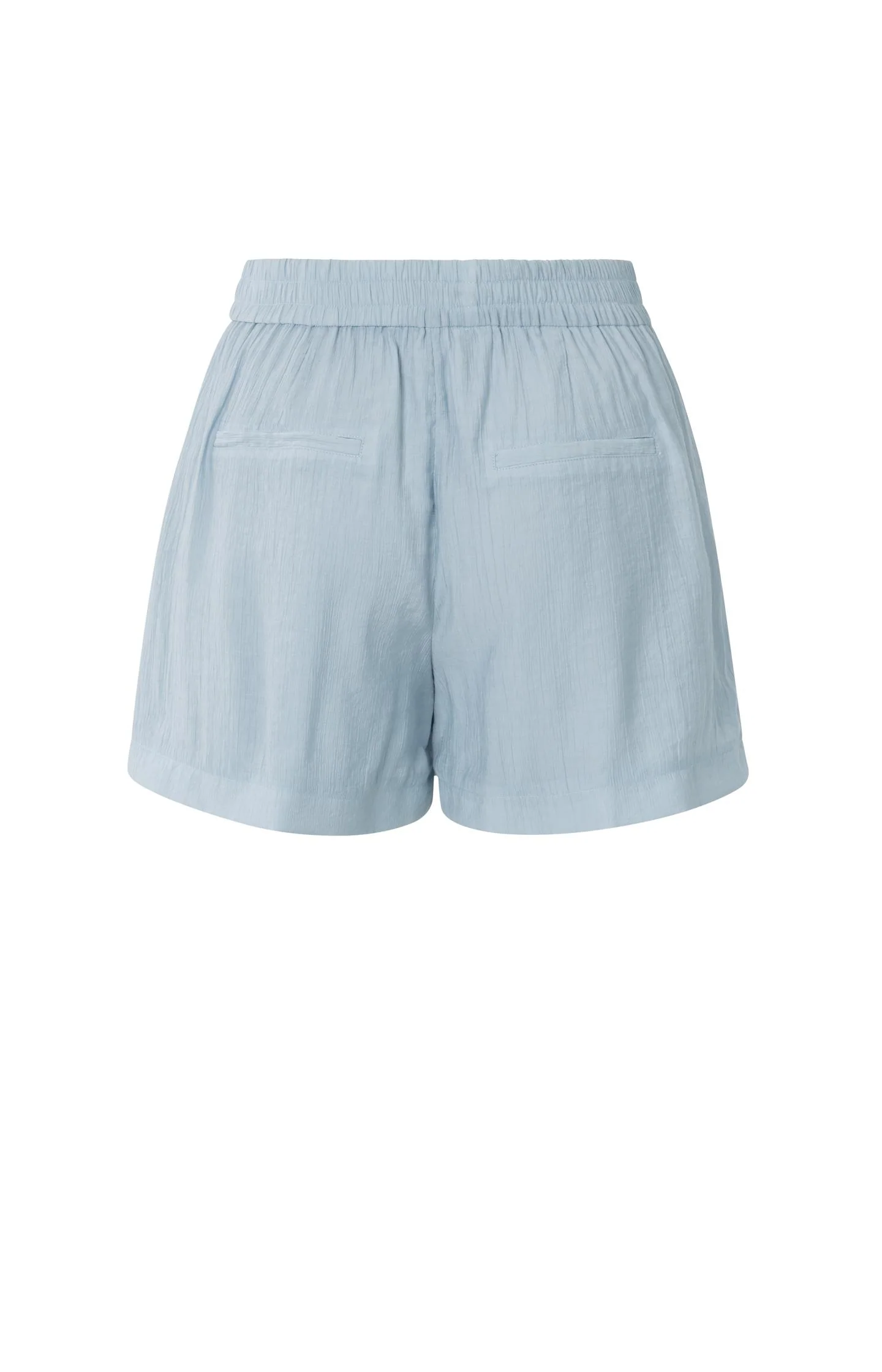 Woven structured shorts with elastic waistband - Image 5