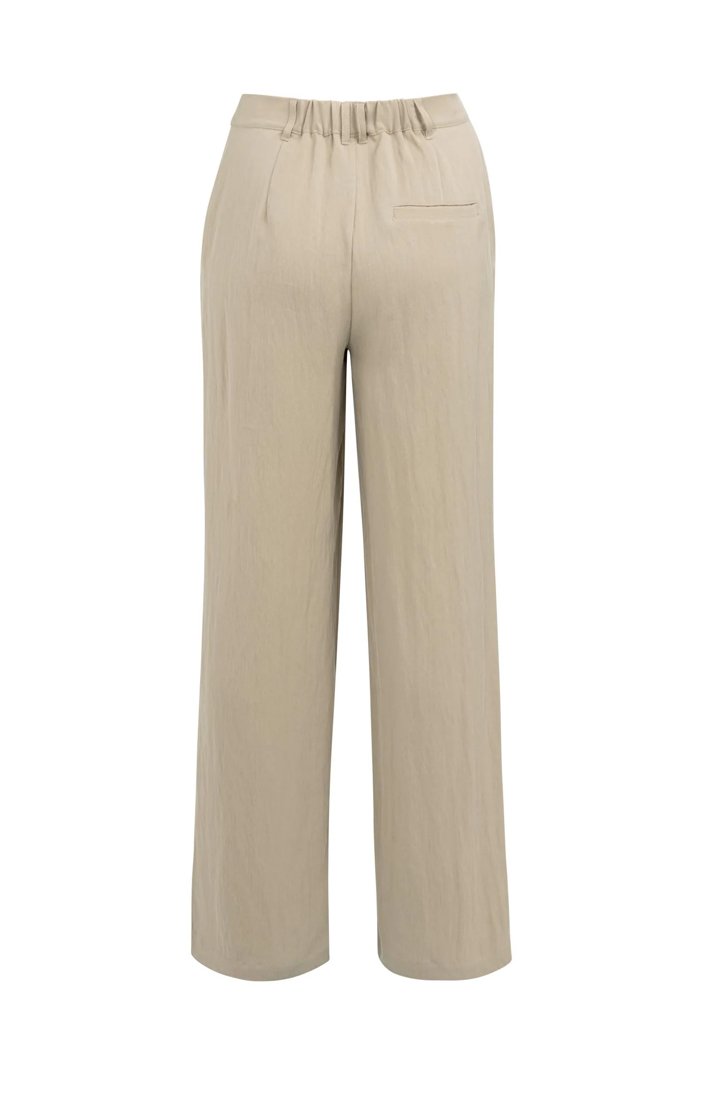 Woven wide leg trousers with pleats (L30) - Image 2