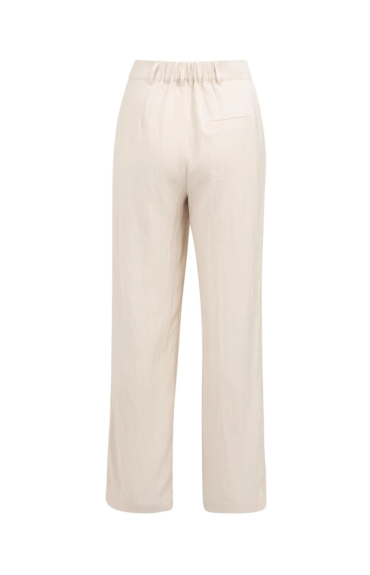 Woven wide leg trousers with pleats (L32) - Image 3